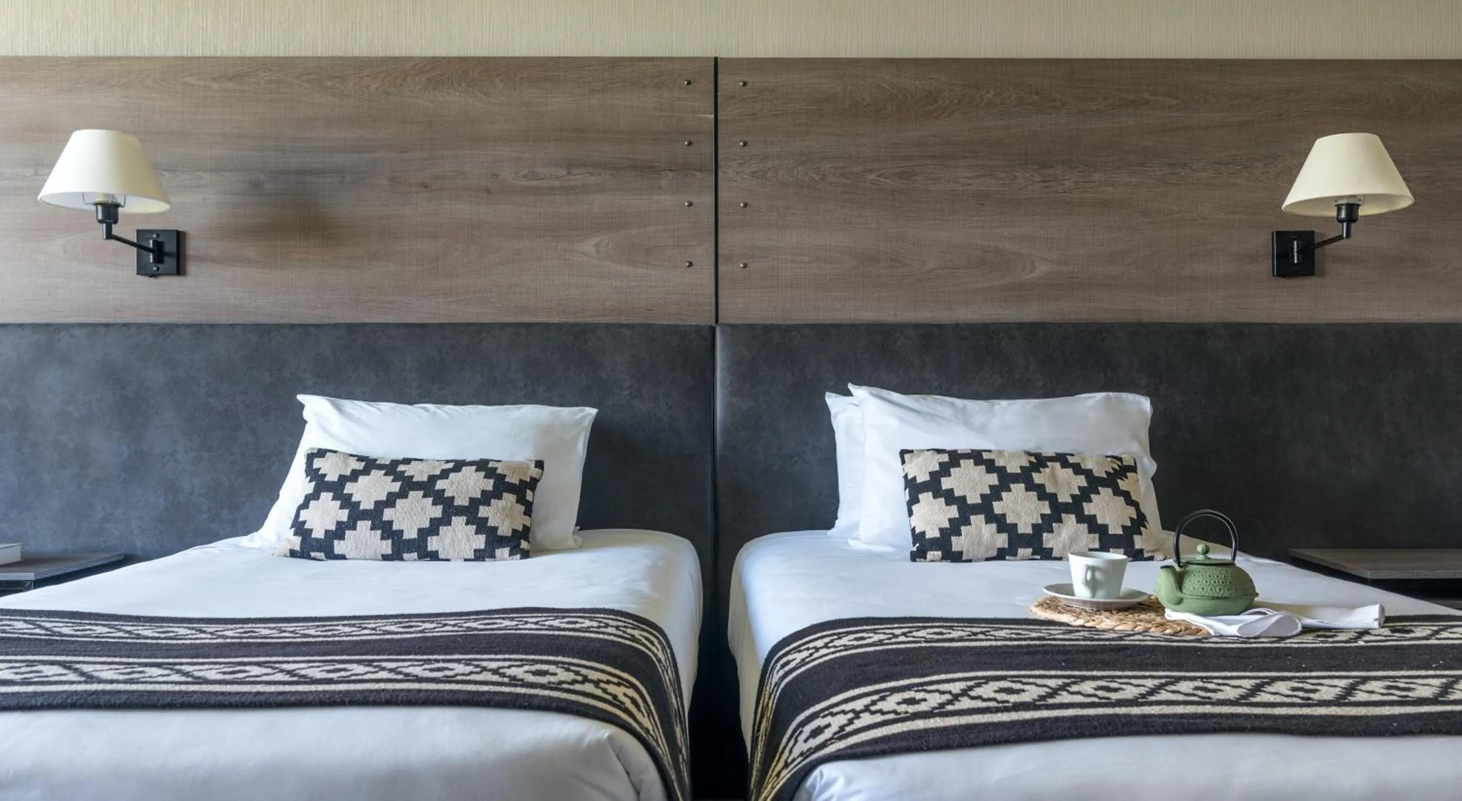 Bed in Río Serrano Hotel + Spa