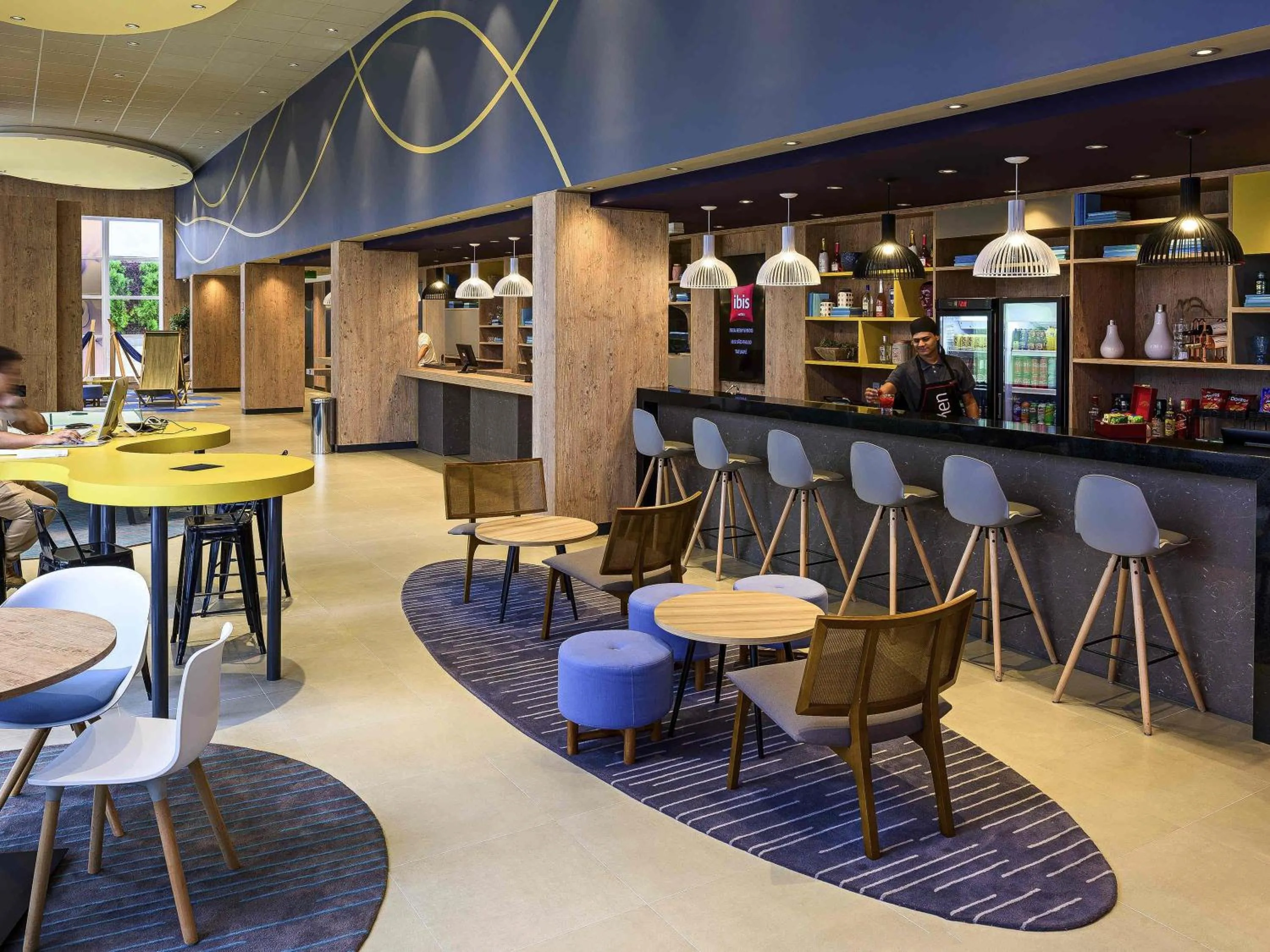 Lounge or bar in ibis Sao Paulo Tatuape