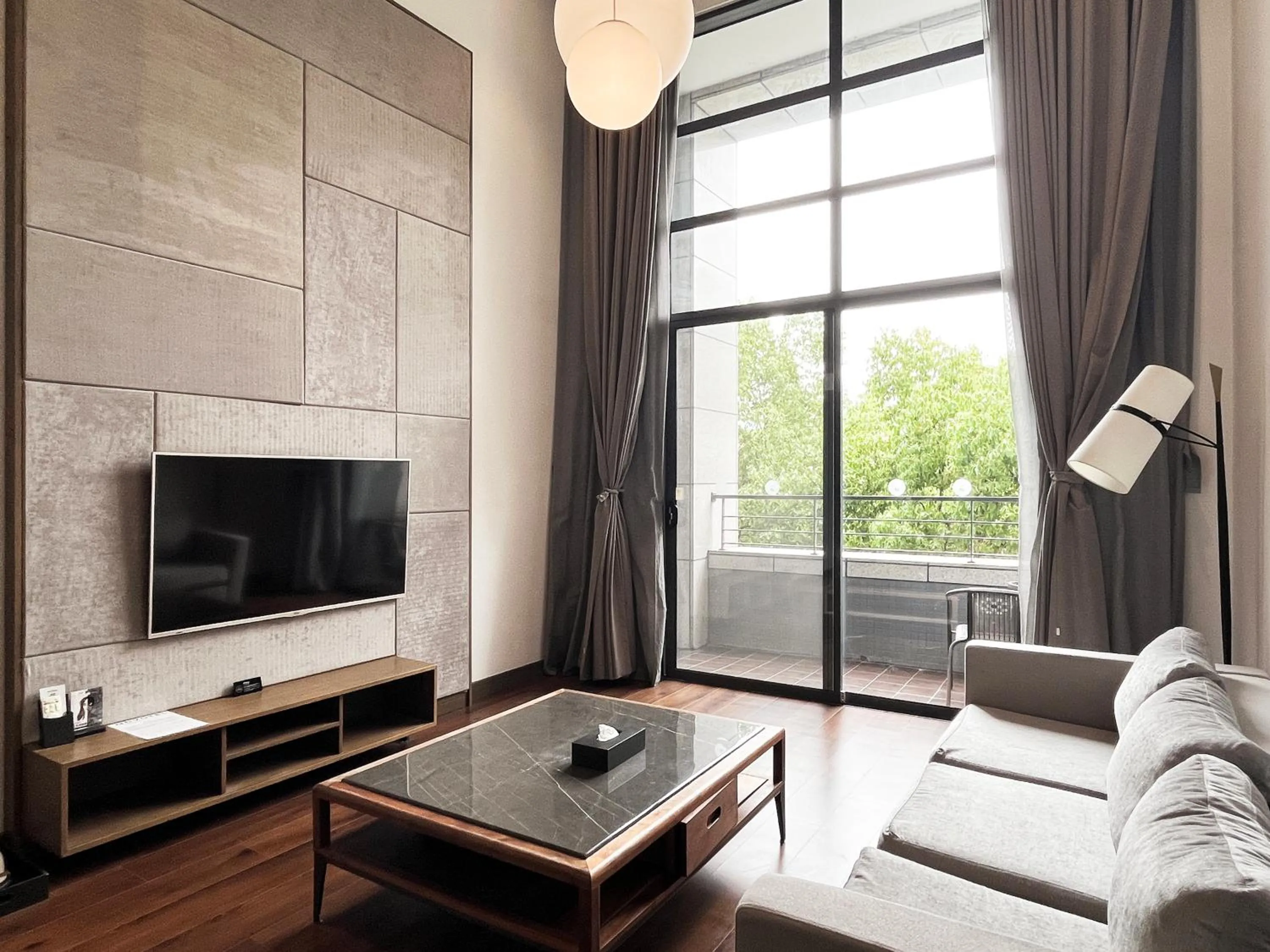 Living room in Novotel Suites Shanghai Hongqiao