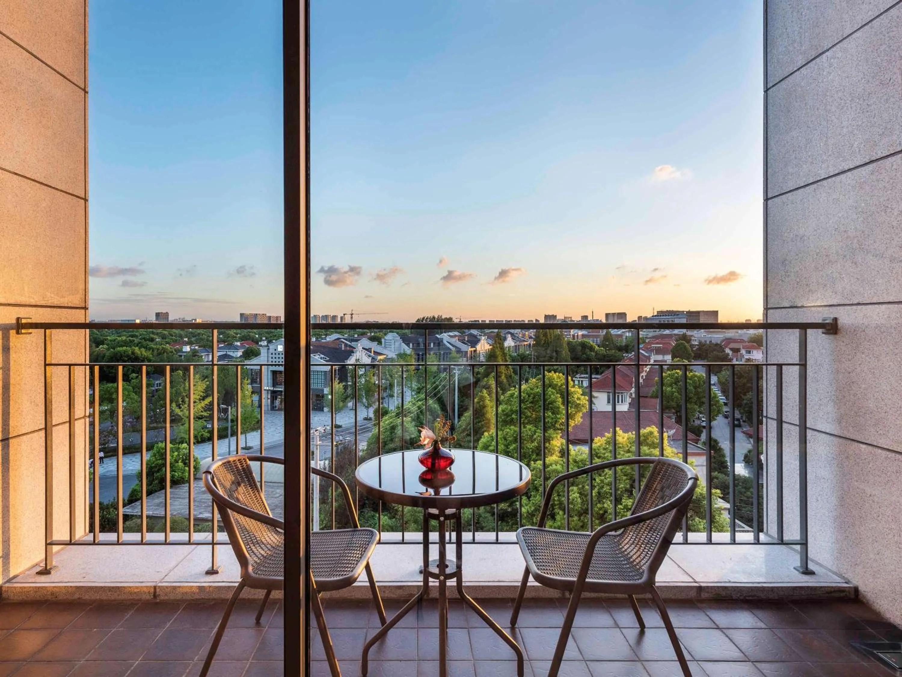 Photo of the whole room in Novotel Suites Shanghai Hongqiao