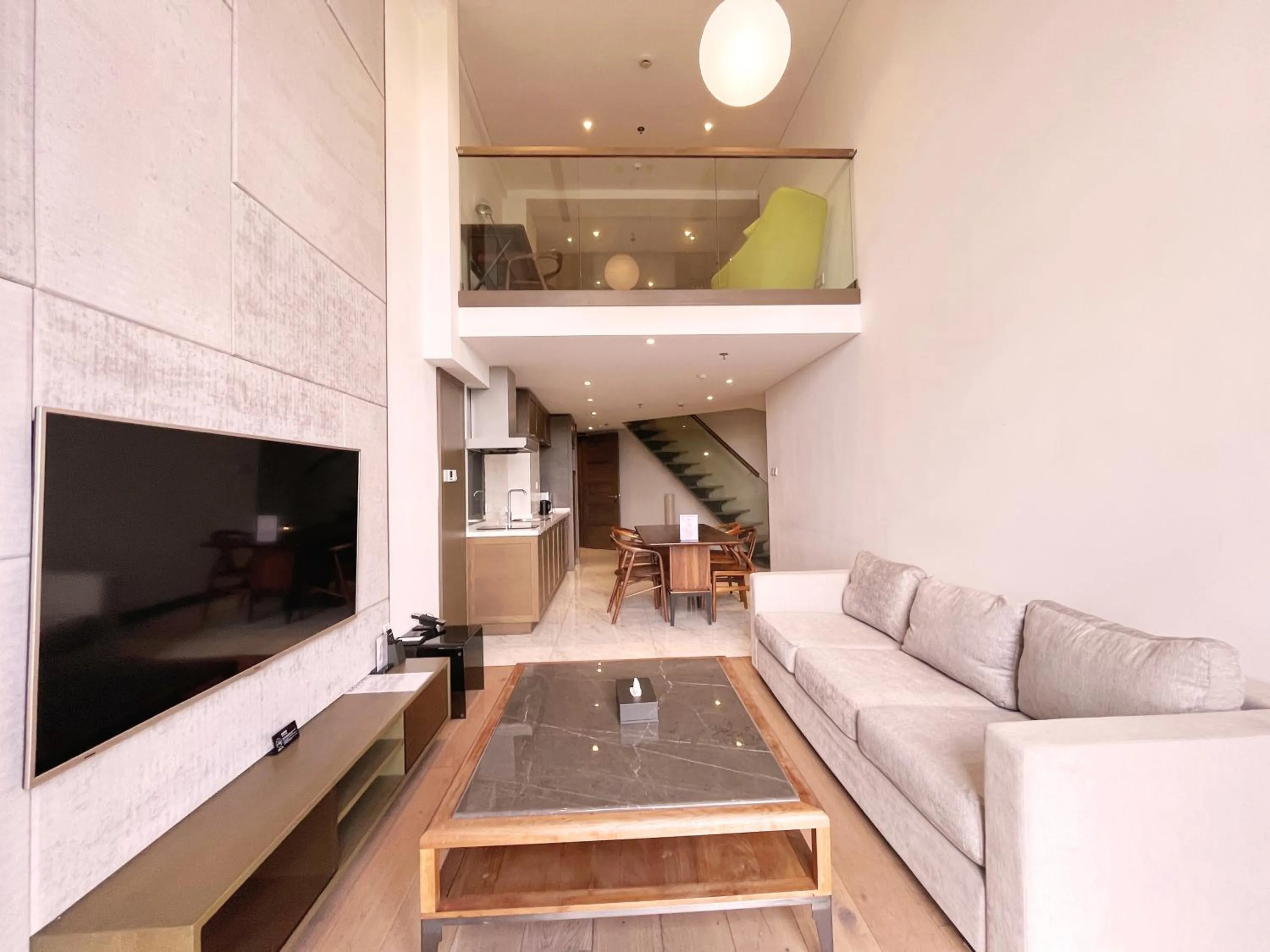 Living room in Novotel Suites Shanghai Hongqiao