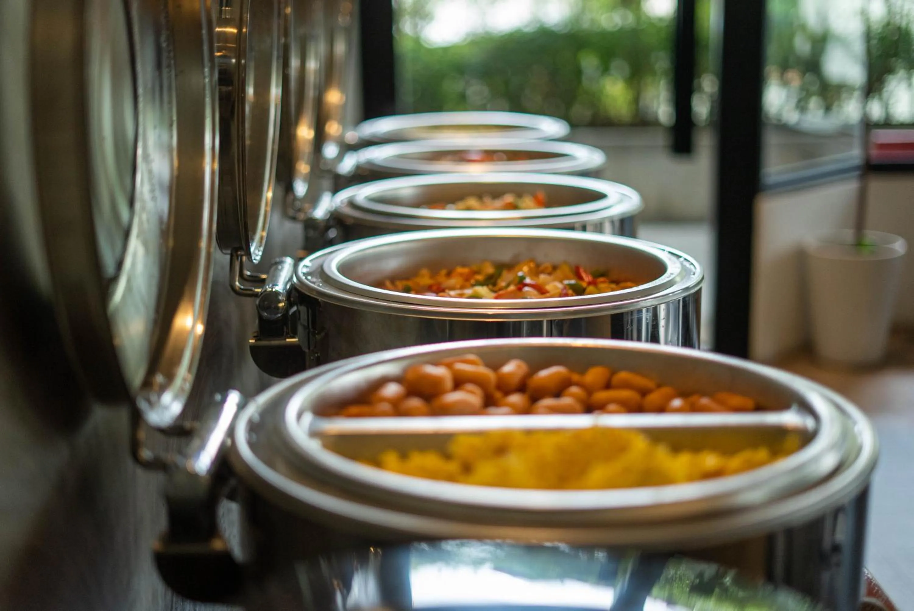 Buffet breakfast in S 2 Modern Boutique Hotel