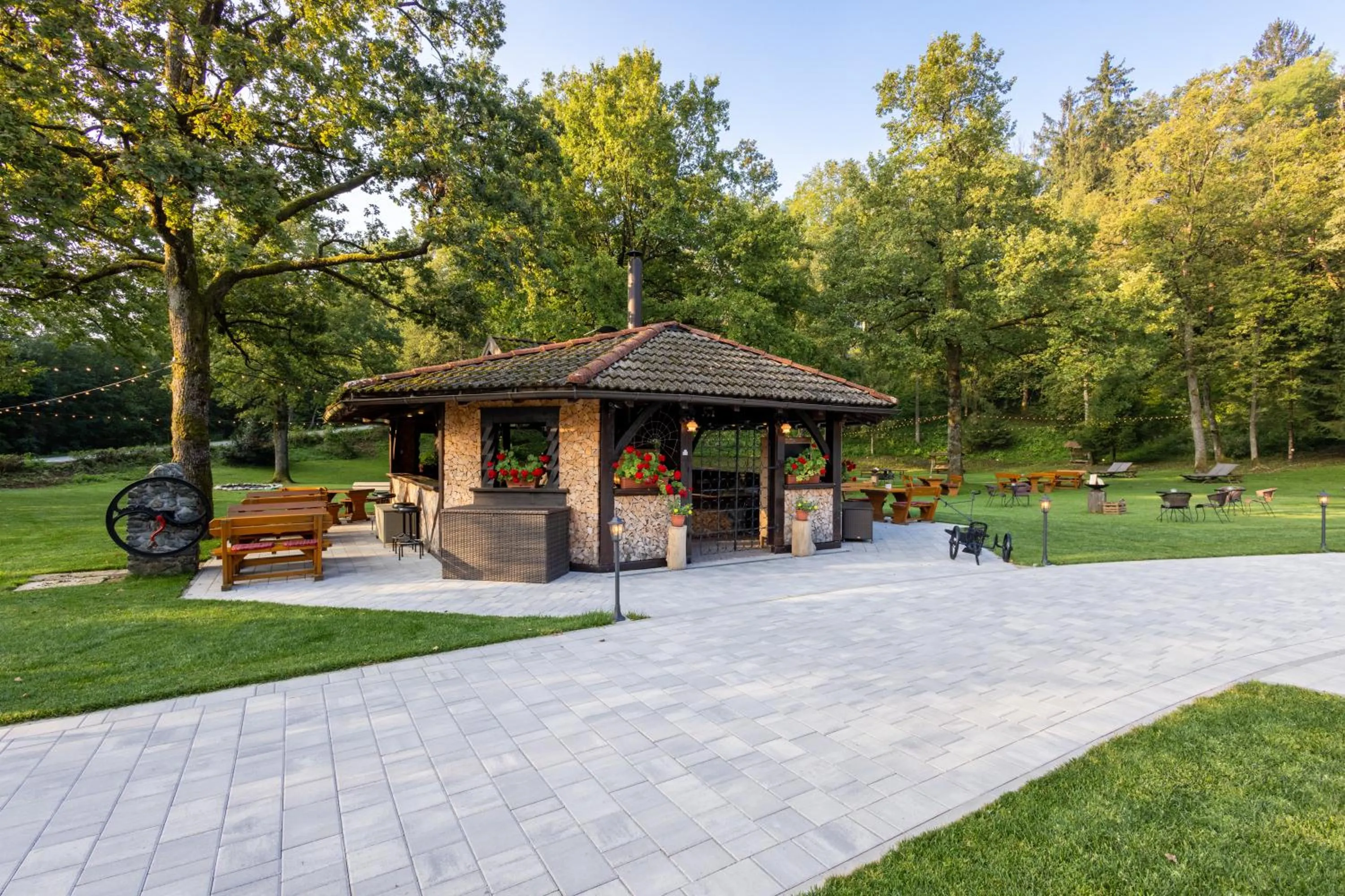 Garden in Penzion Pibernik