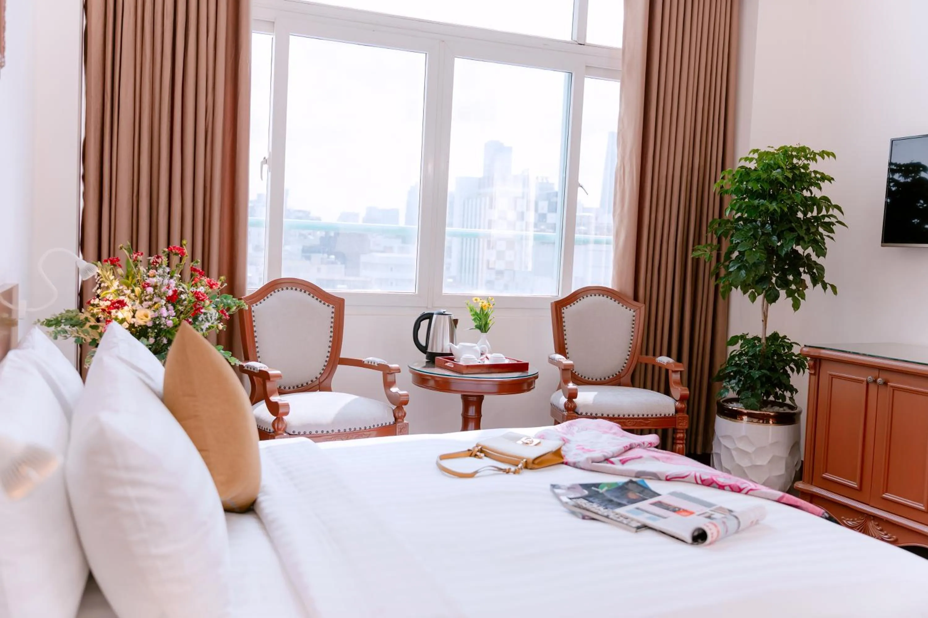 Bed in A25 Hotel - 145 Lê Thị Riêng