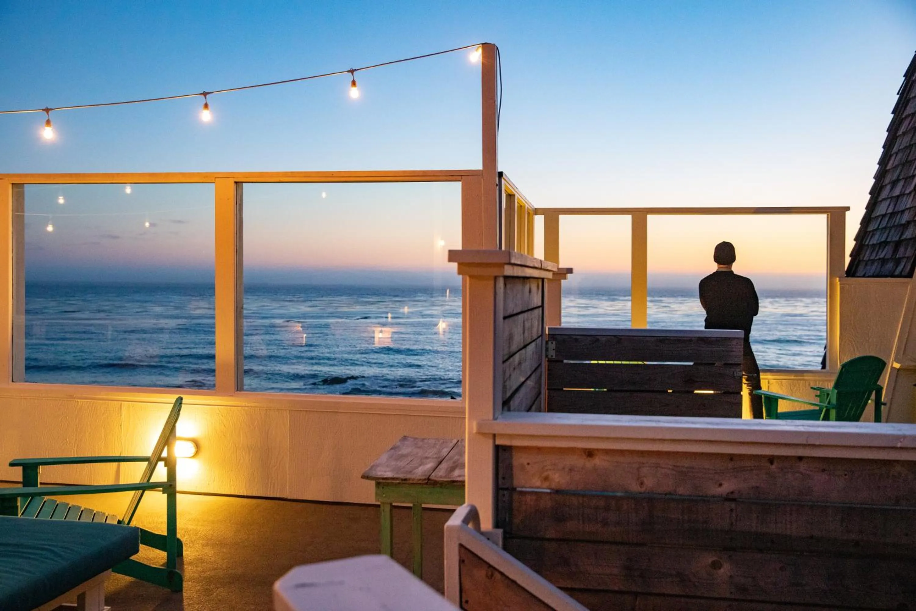 Sea view in Cambria Beach Lodge