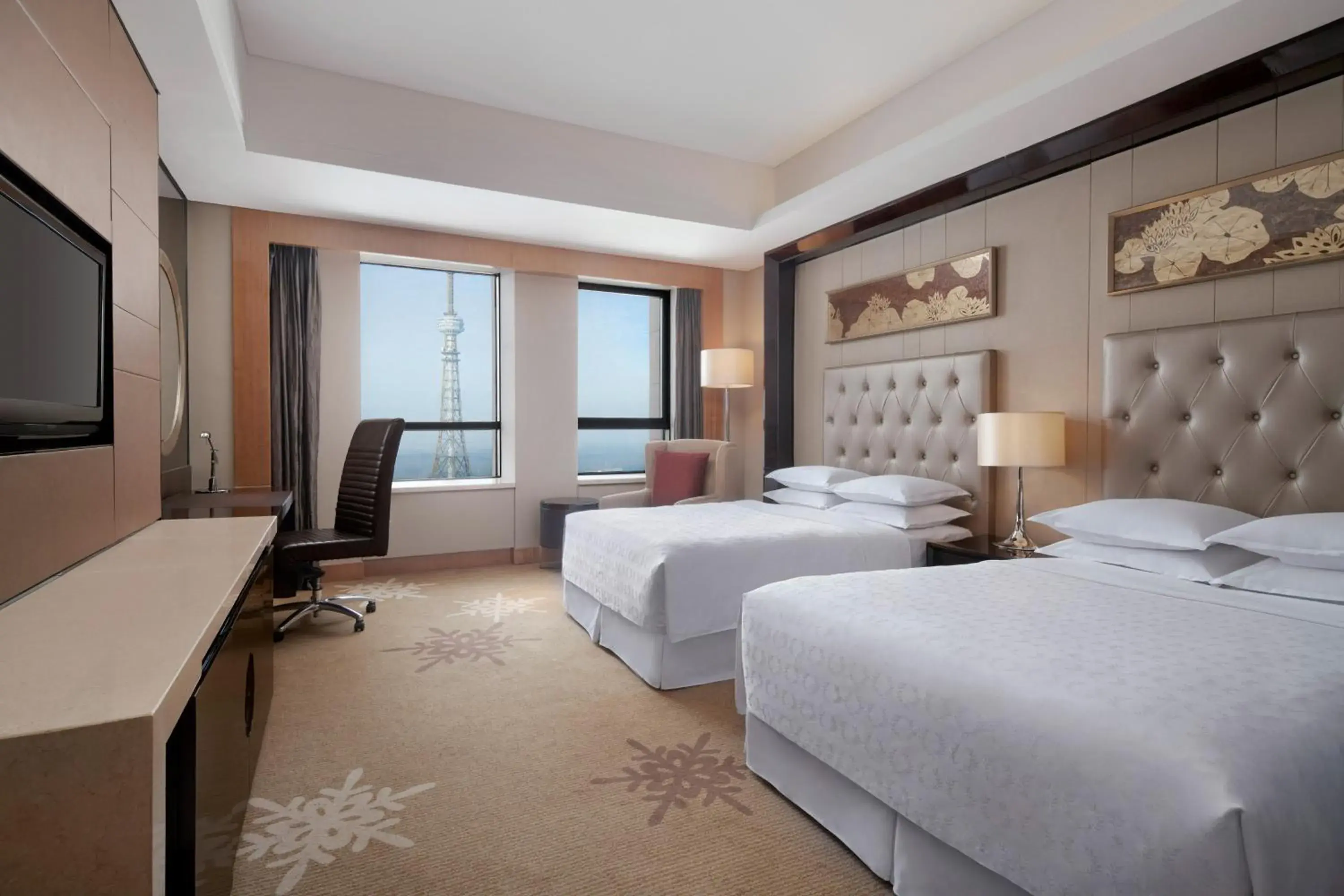 Club Room, Concierge level, Guest room, 2 Double in Sheraton Daqing Hotel Club Room, Concierge level, Guest room, 2 Double in Sheraton Daqing Hotel