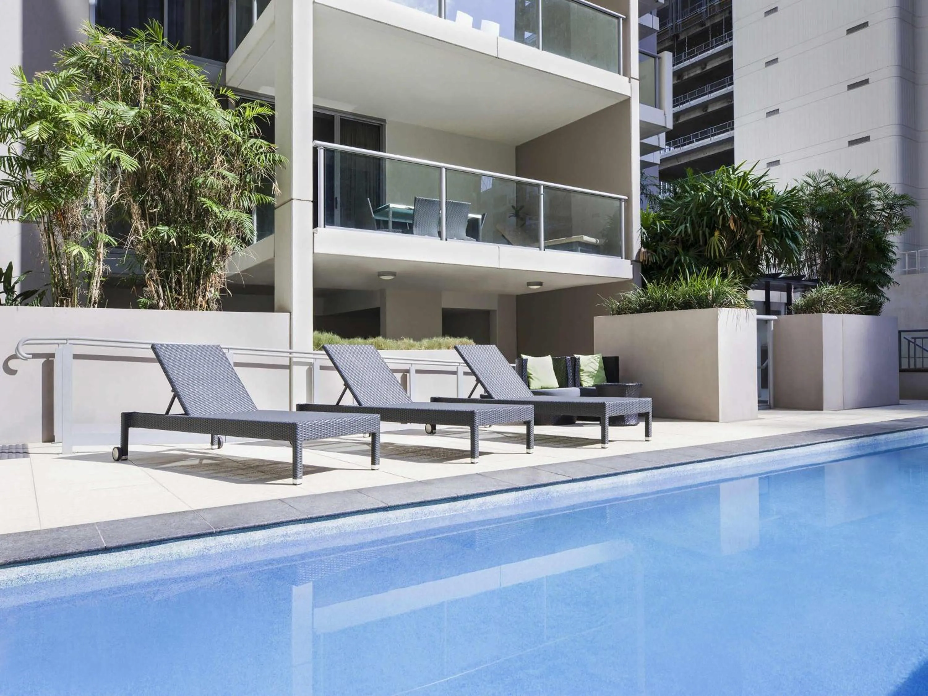 Pool view in Mantra Midtown
