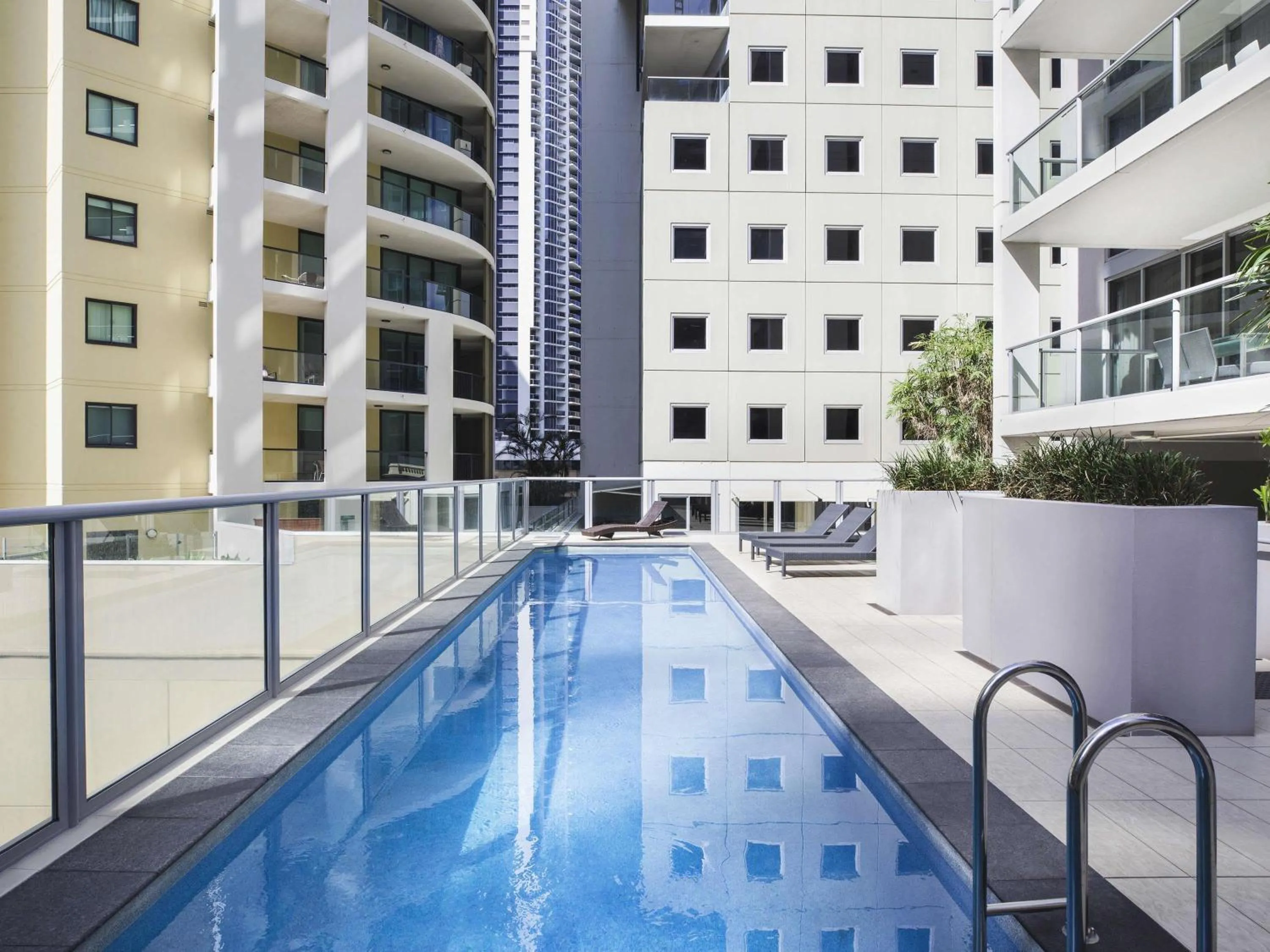 Pool view in Mantra Midtown