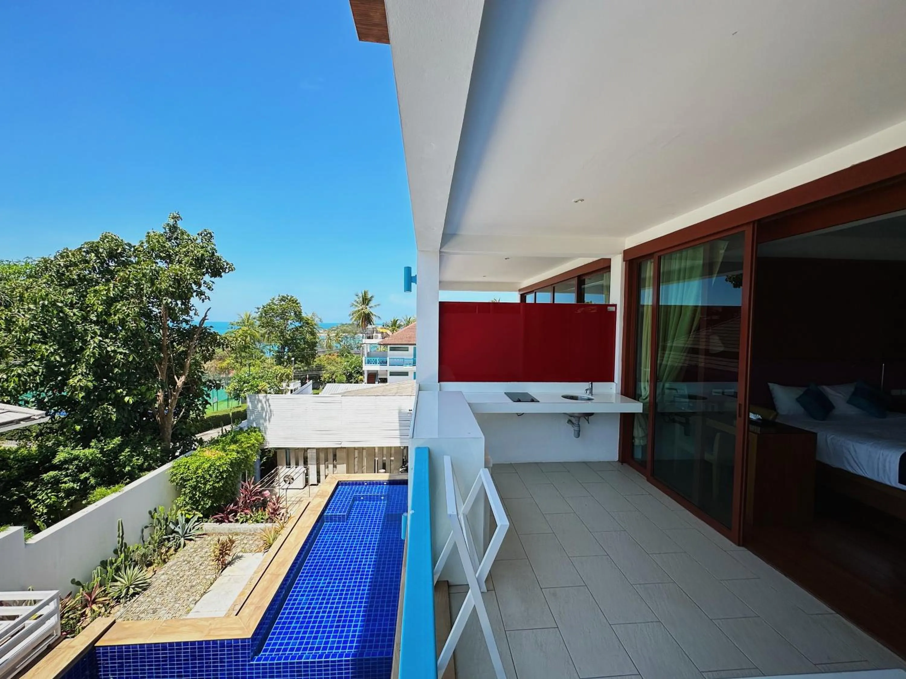 Balcony/Terrace in Samui Mekkala Seaview