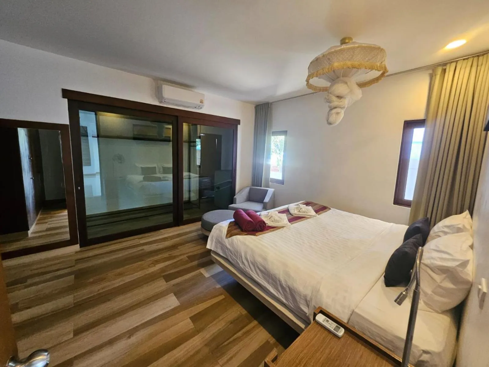 Bedroom, Bed in Samui Mekkala Seaview