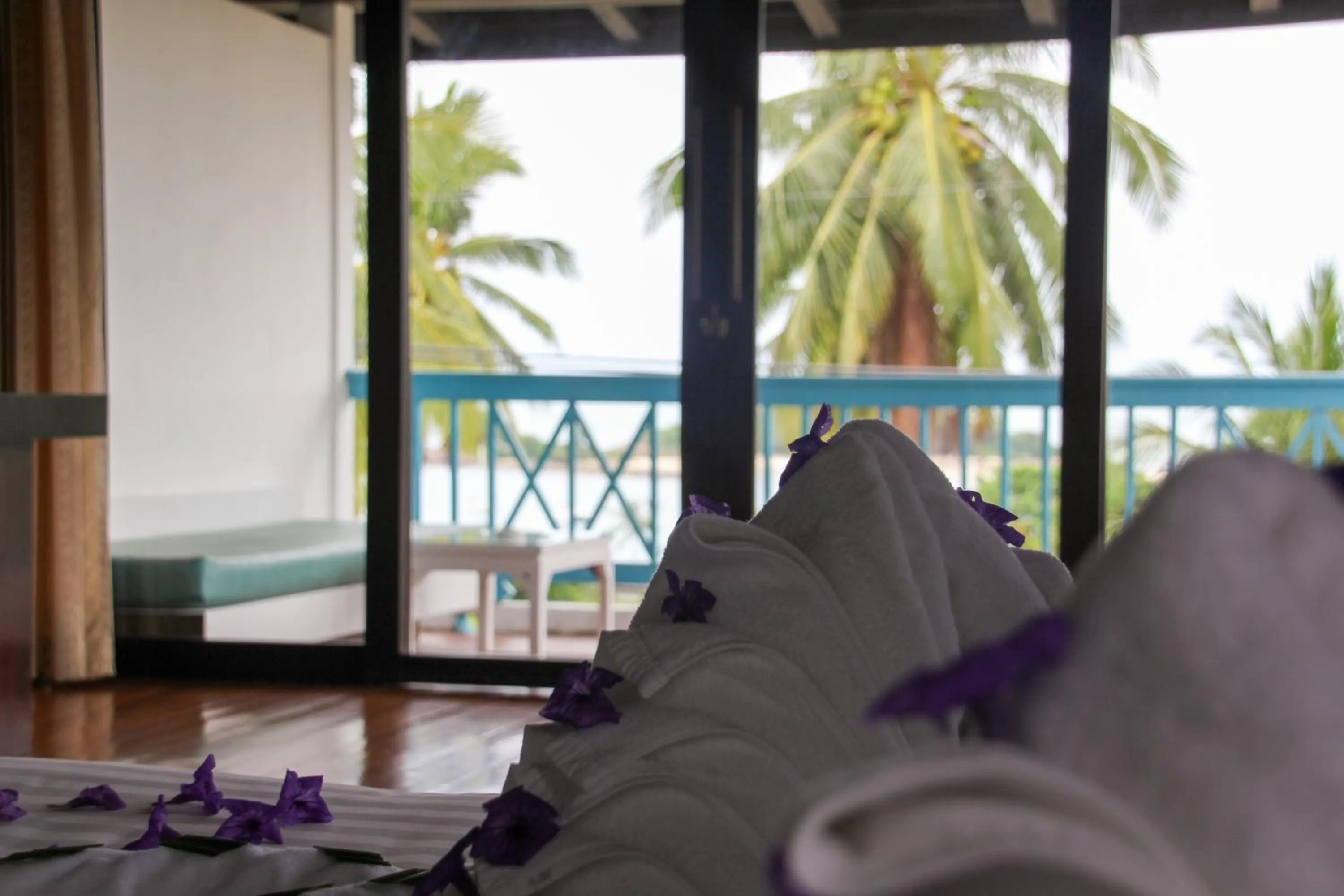 Photo of the whole room, Bed in Samui Mekkala Seaview