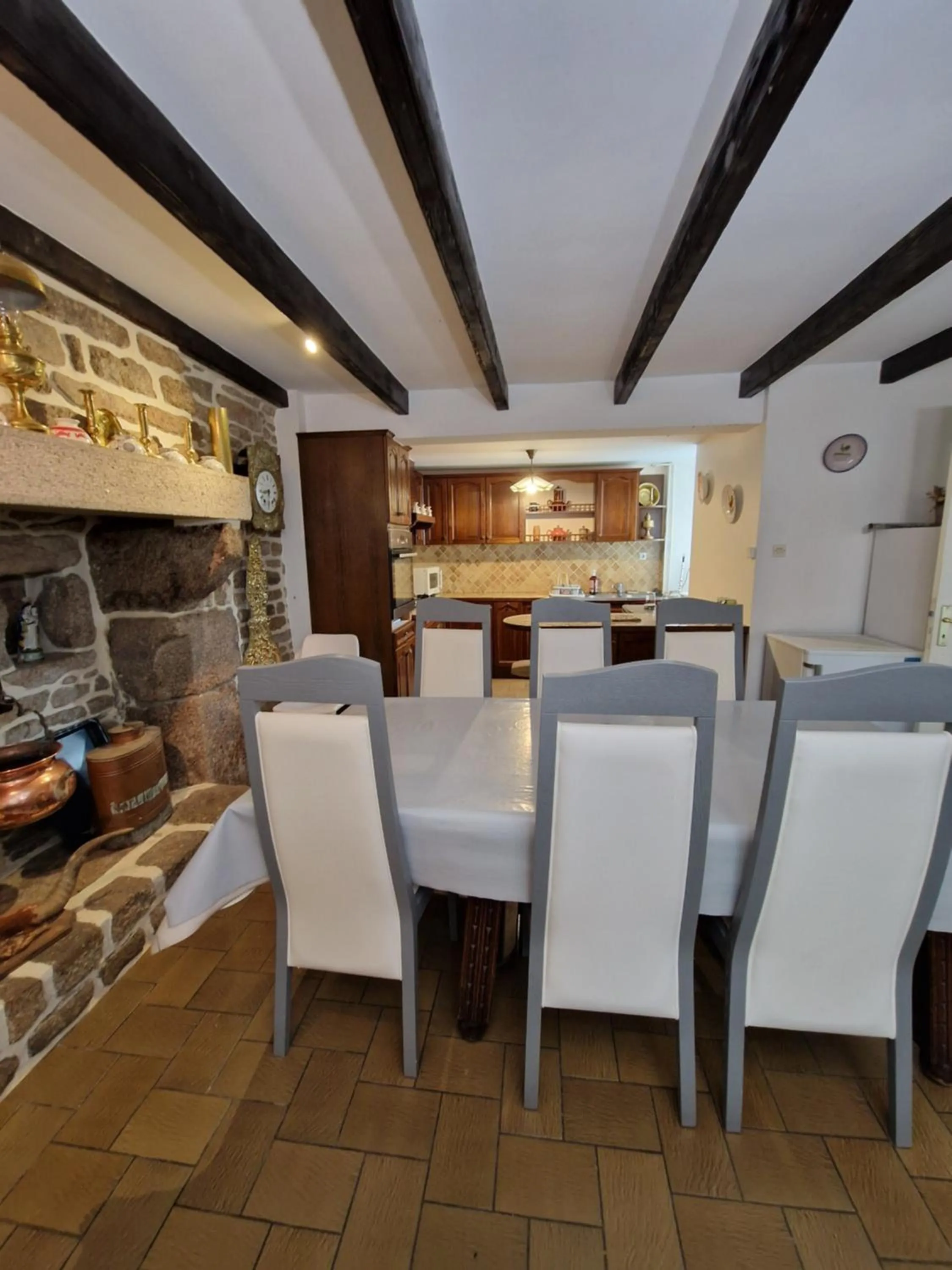 Dining area in ty dreux entre terre et mer