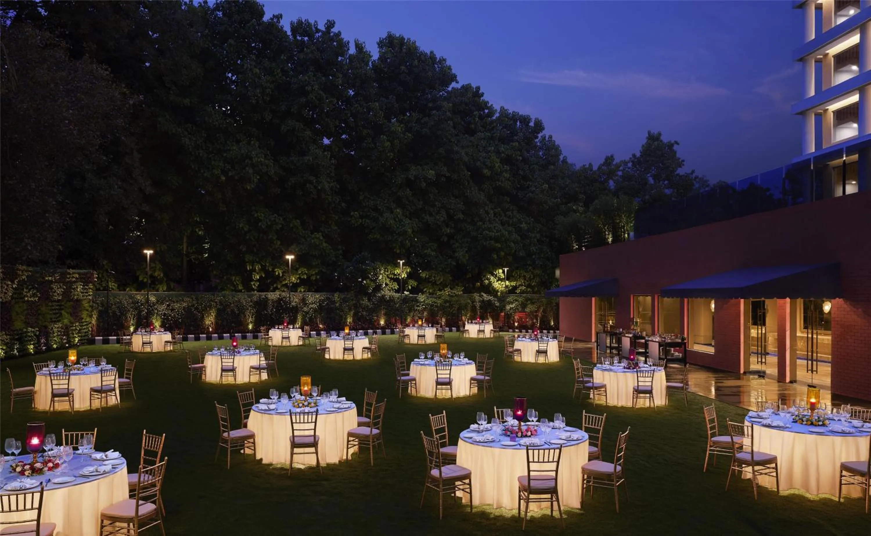 Patio in Hyatt Centric Sector17 Chandigarh