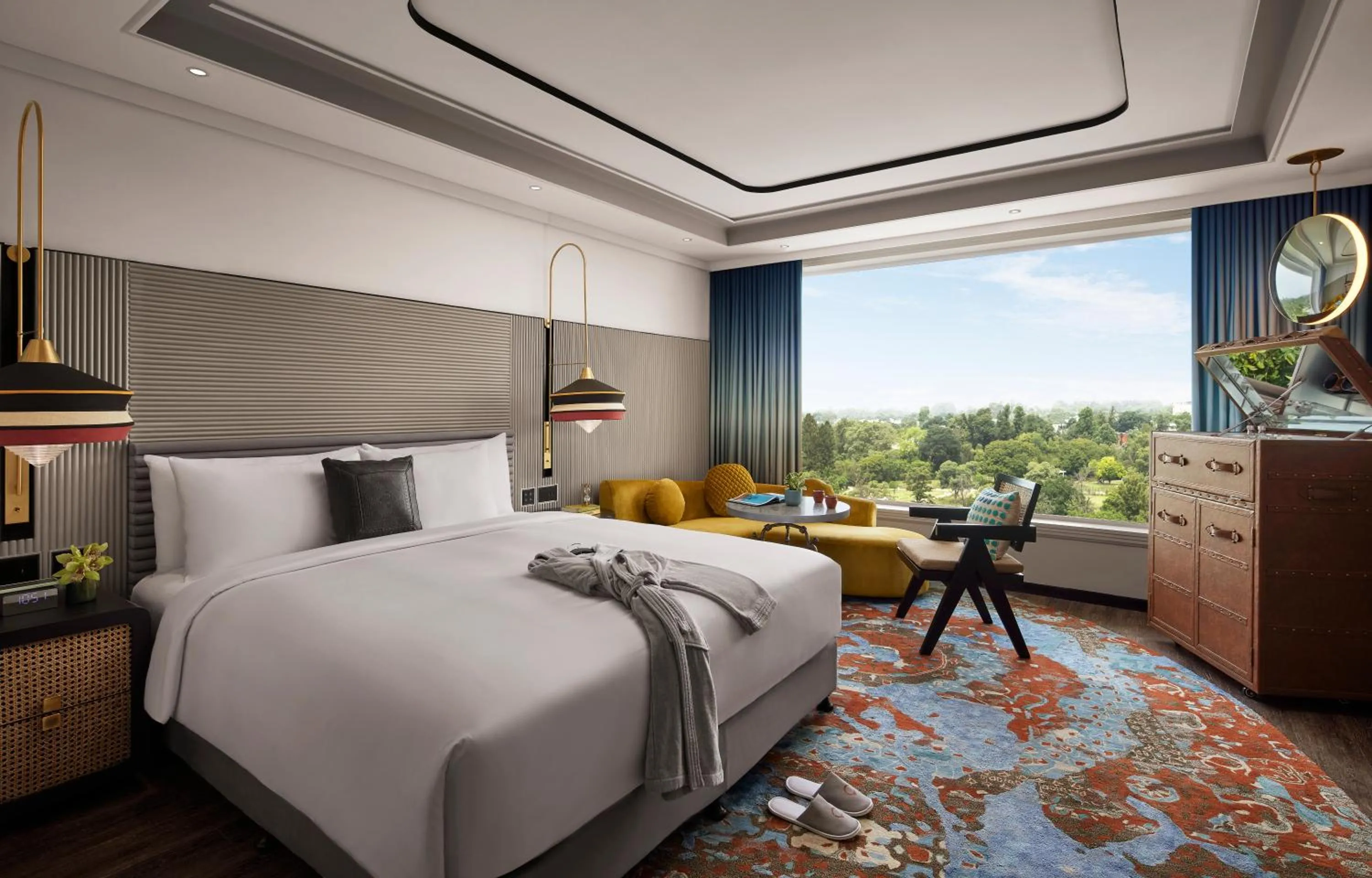 Living room, Bed in Hyatt Centric Sector17 Chandigarh