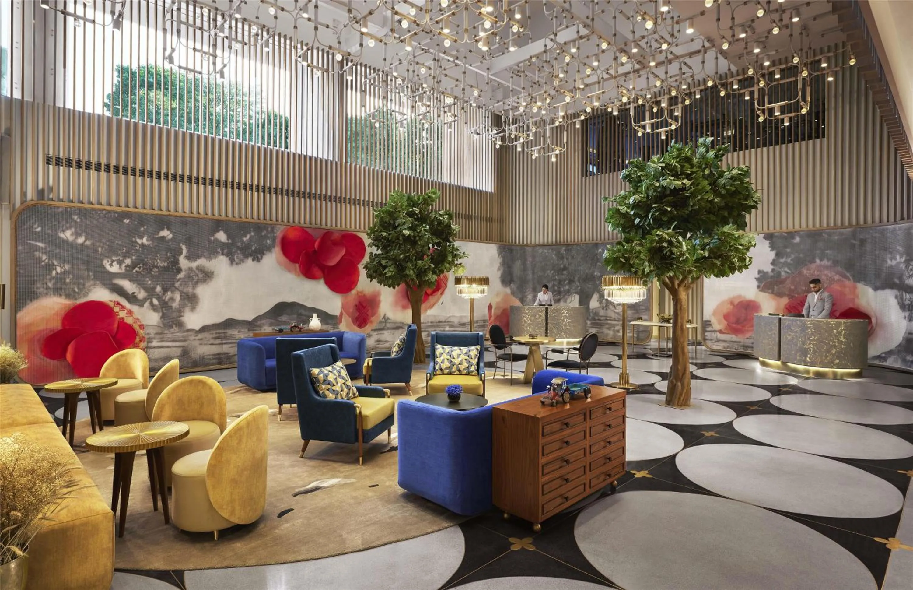 Lobby or reception in Hyatt Centric Sector17 Chandigarh