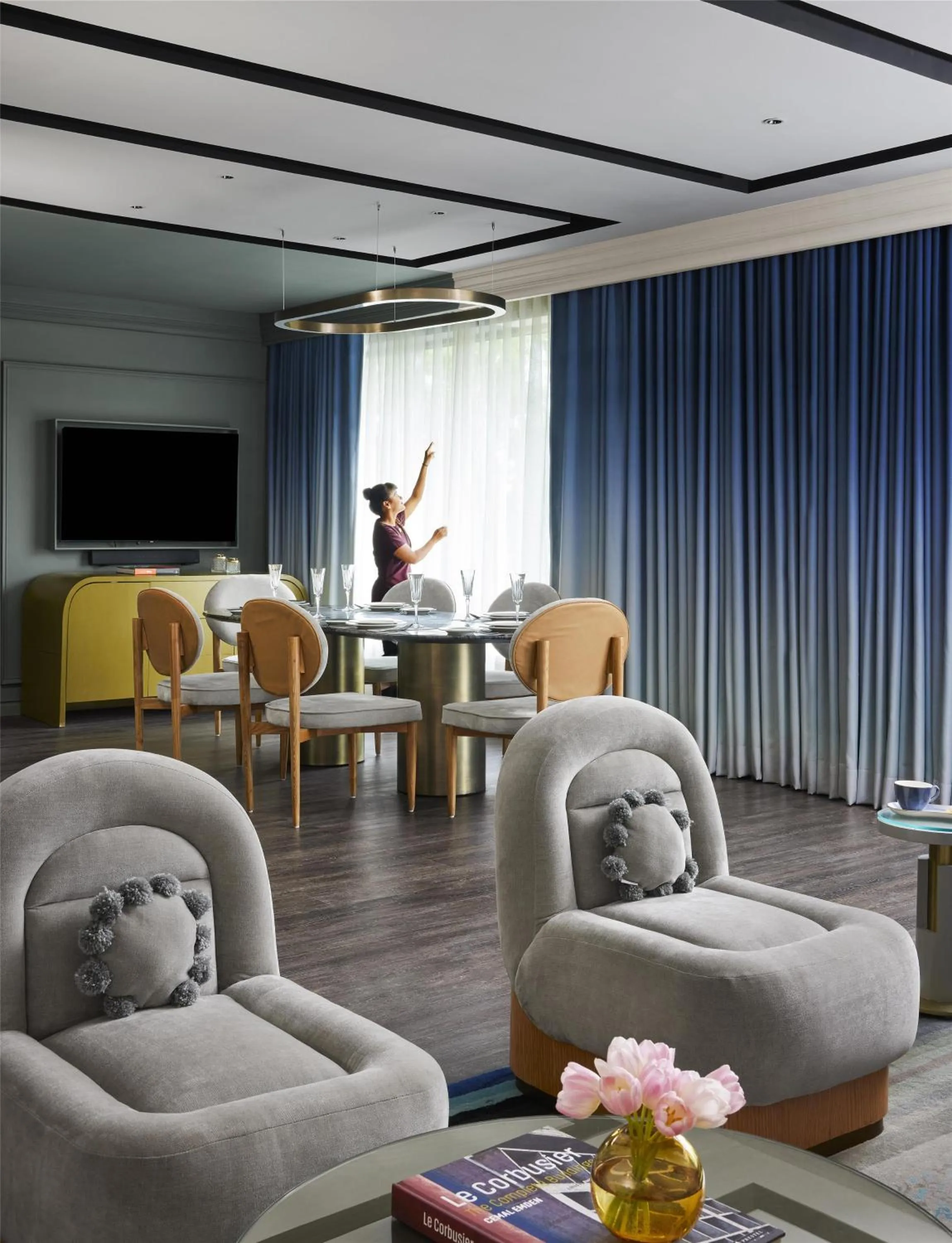 Living room in Hyatt Centric Sector17 Chandigarh