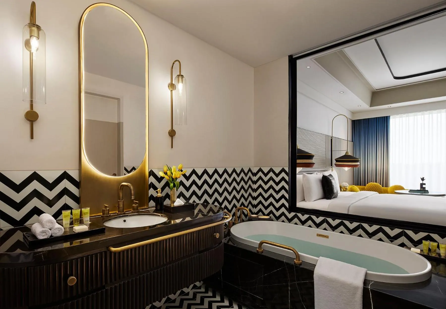 Bathroom in Hyatt Centric Sector17 Chandigarh