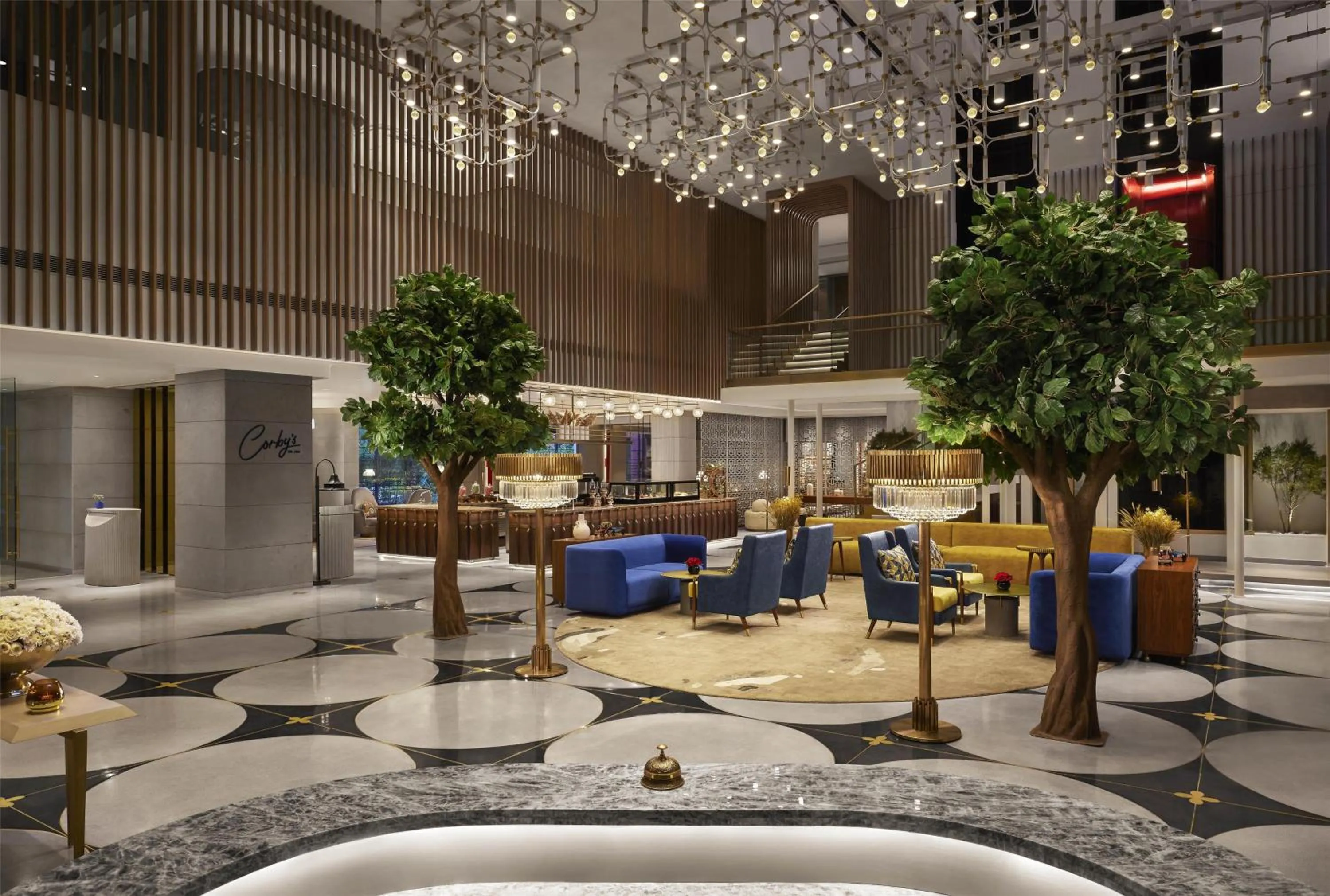 Lobby or reception in Hyatt Centric Sector17 Chandigarh