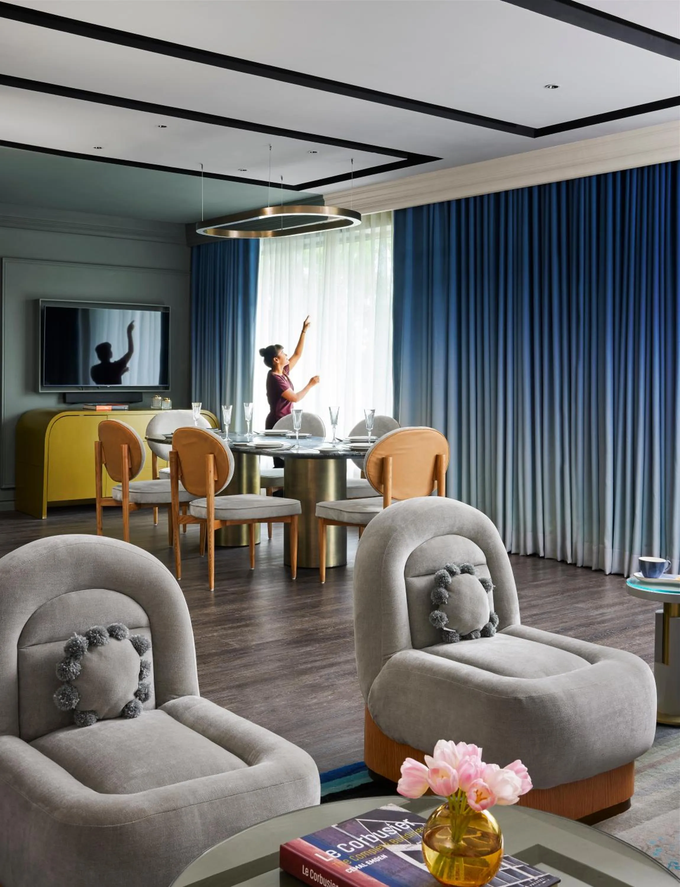 Living room in Hyatt Centric Sector17 Chandigarh