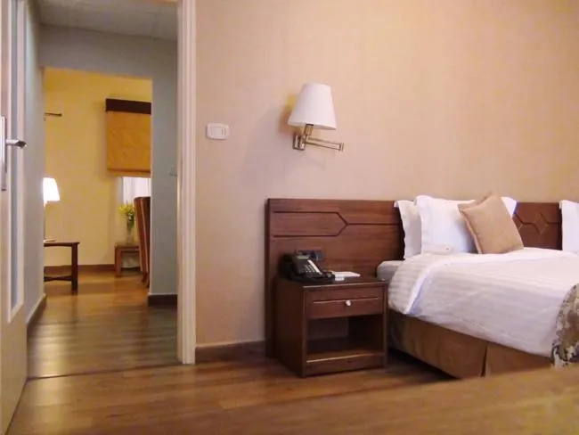 Decorative detail, Bed in Orient Prince Hotel