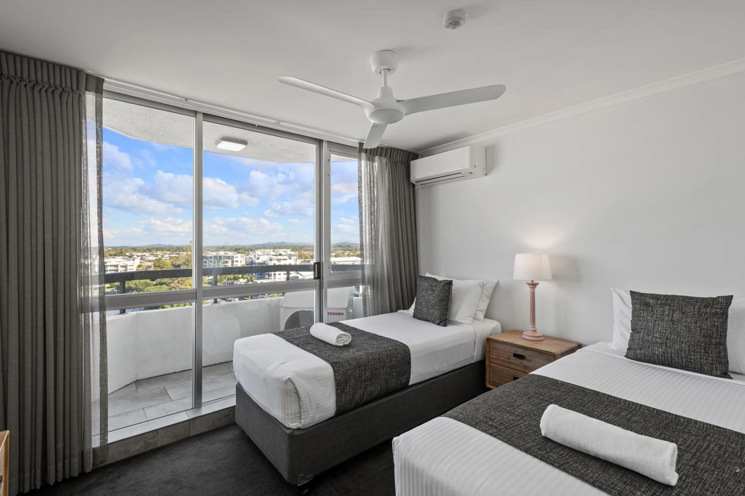 Bedroom, Bed in Newport Mooloolaba Apartments