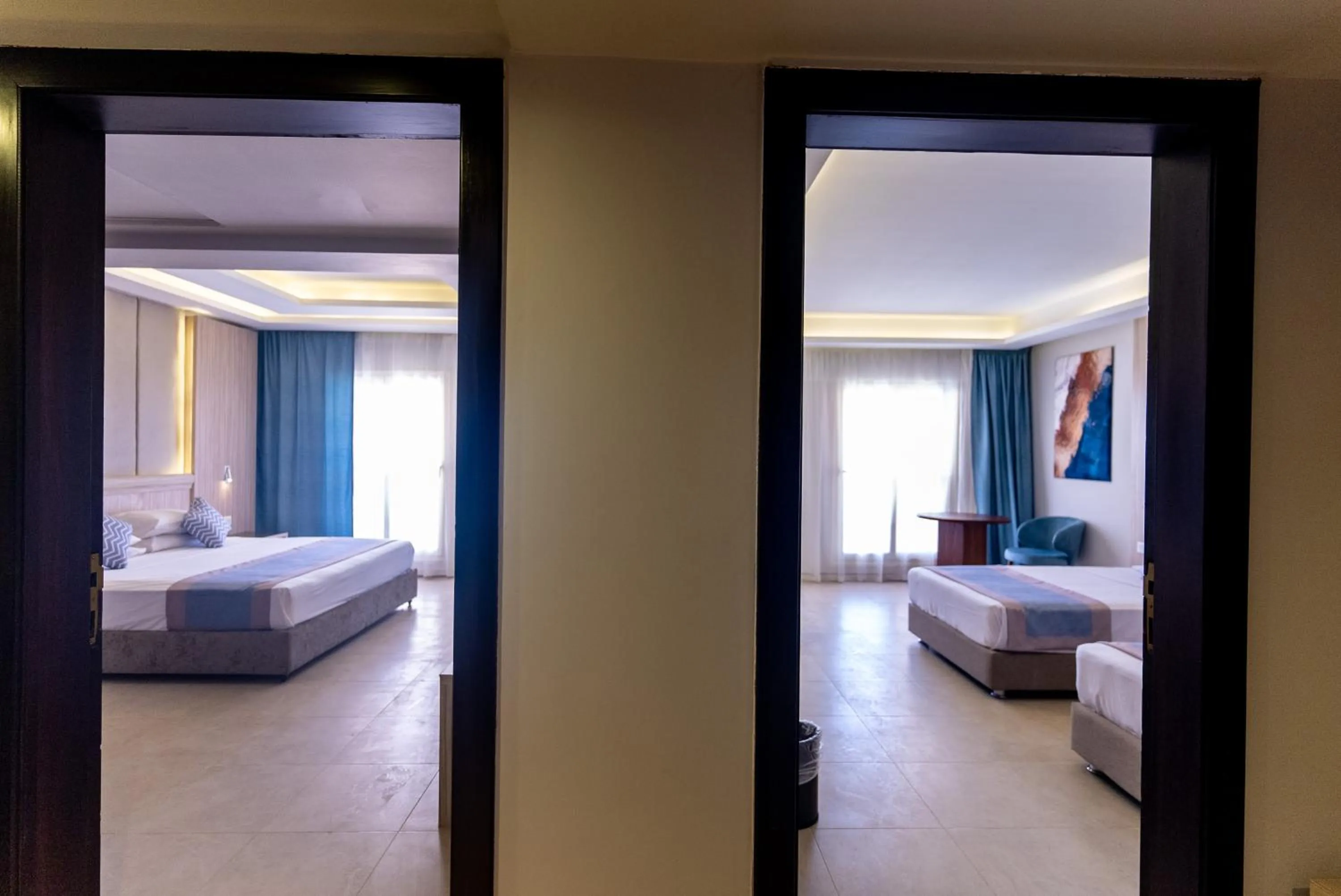 Bed in Ali Baba Palace Resort