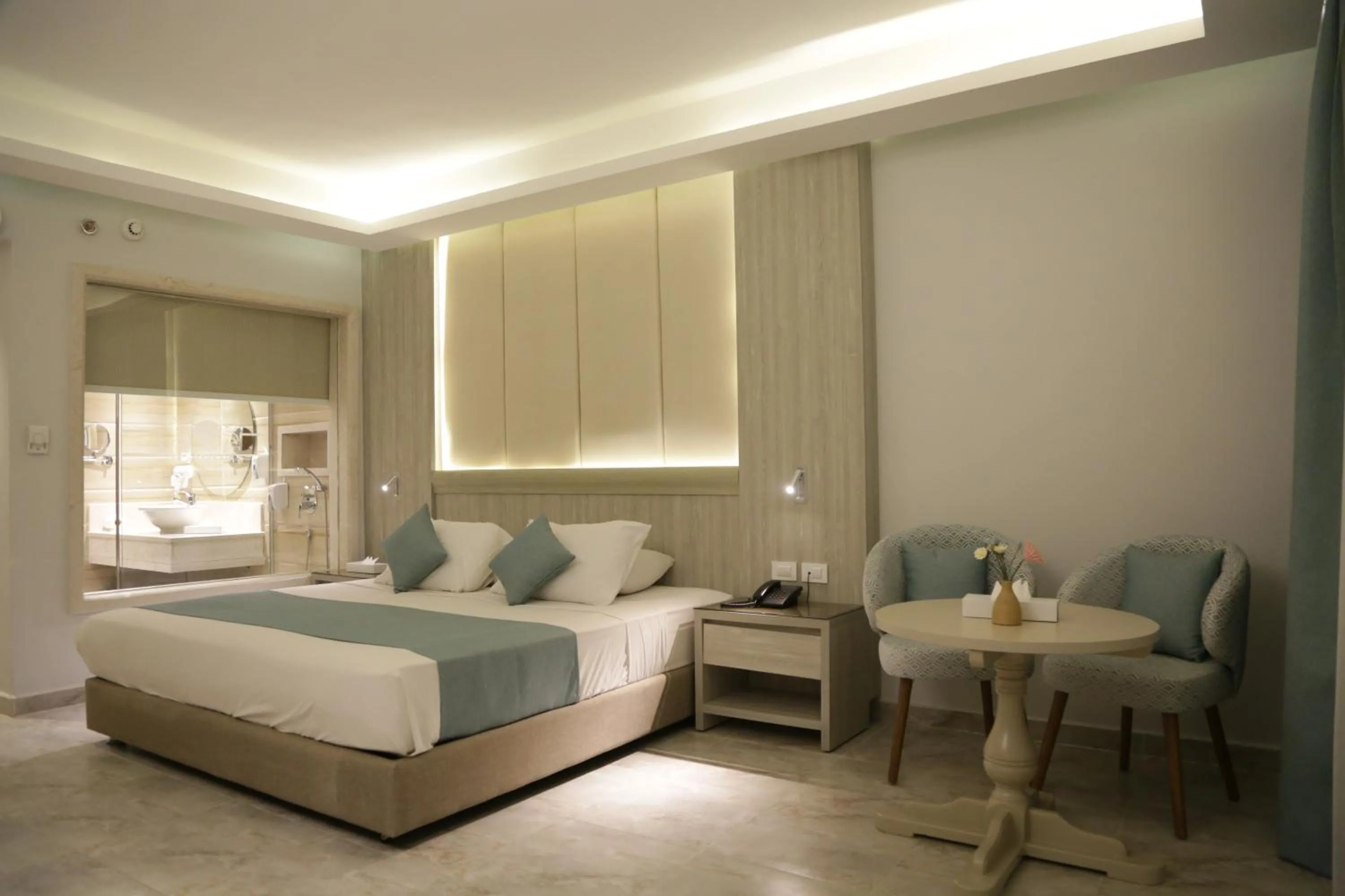 Bed in Ali Baba Palace Resort