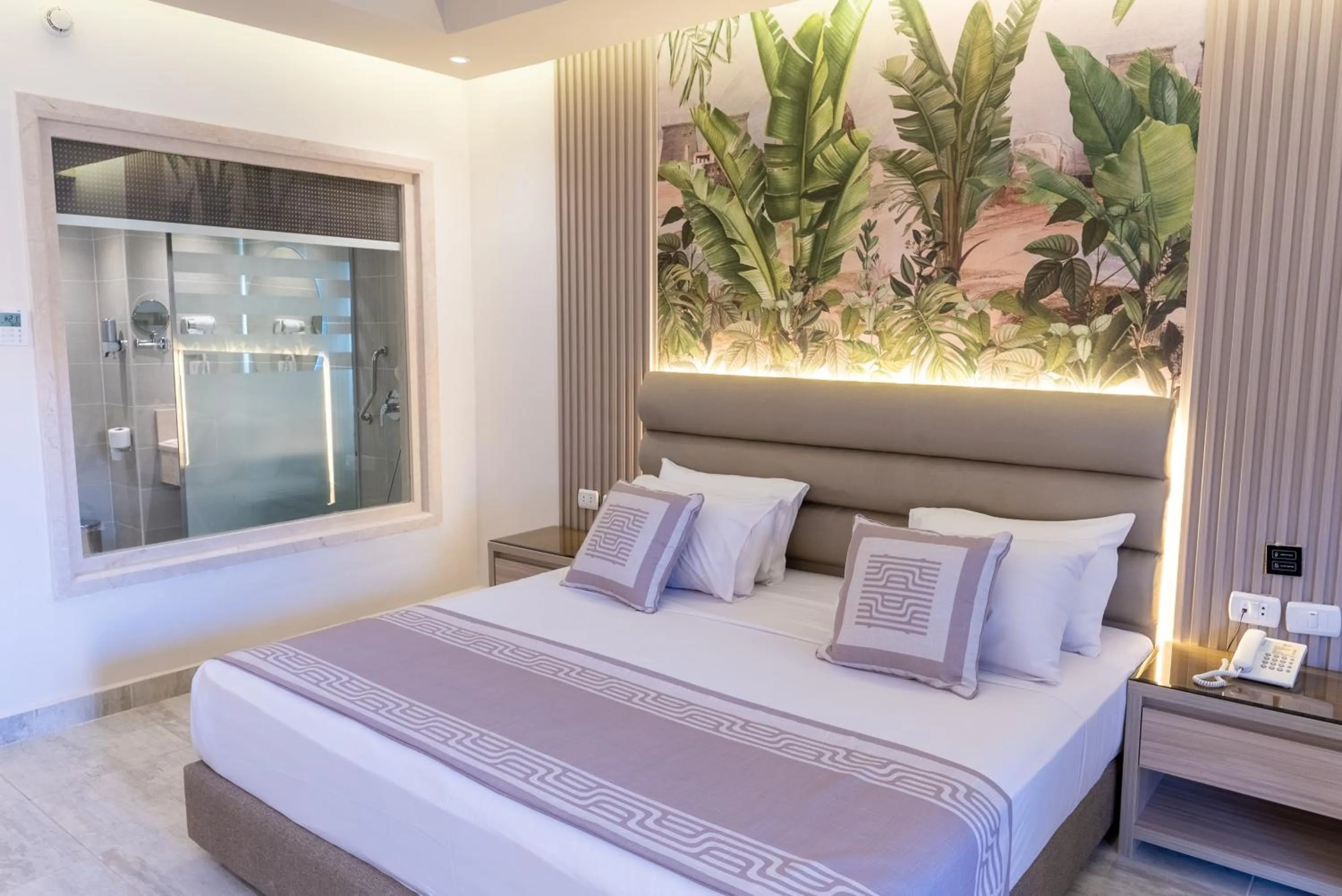 Bed in Ali Baba Palace Resort