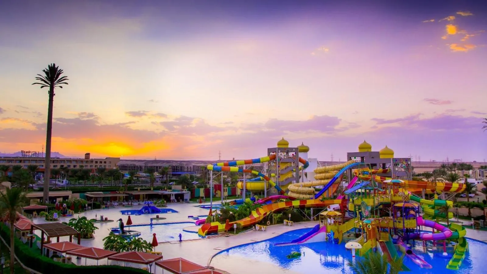 Aqua park in Ali Baba Palace Resort