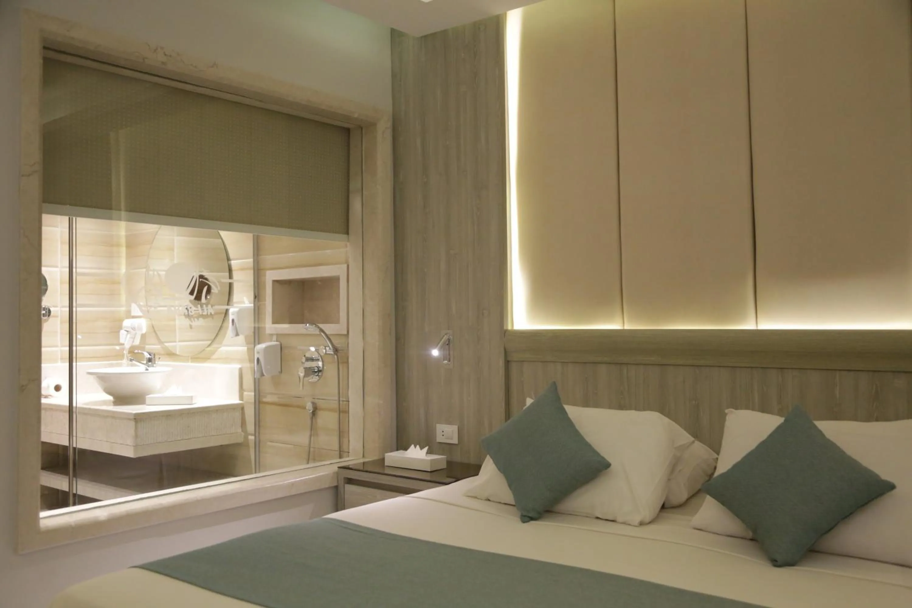 Bed in Ali Baba Palace Resort