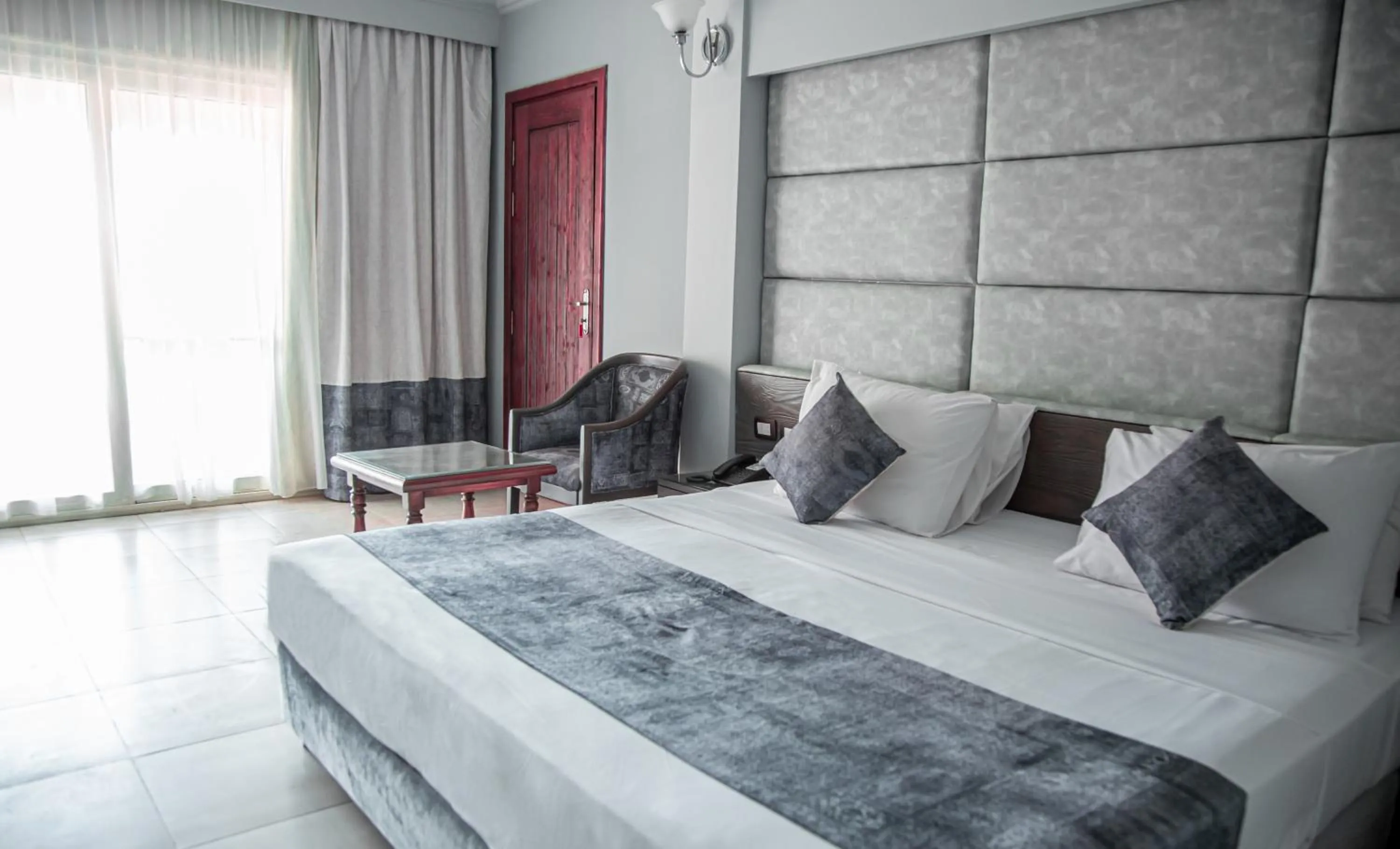 Bed in Ali Baba Palace Resort