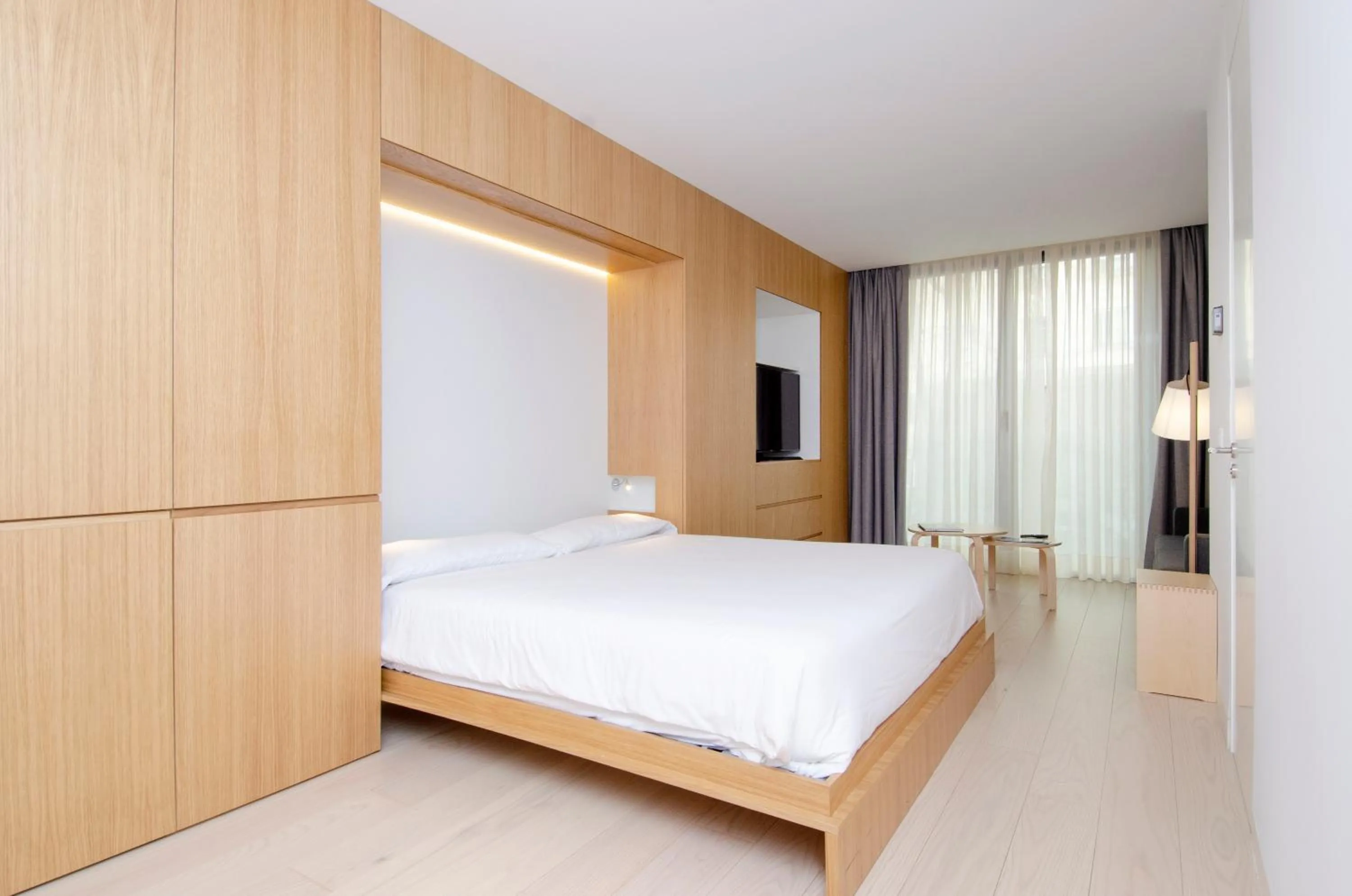 Bed in Hoom Apartments Juan Bravo