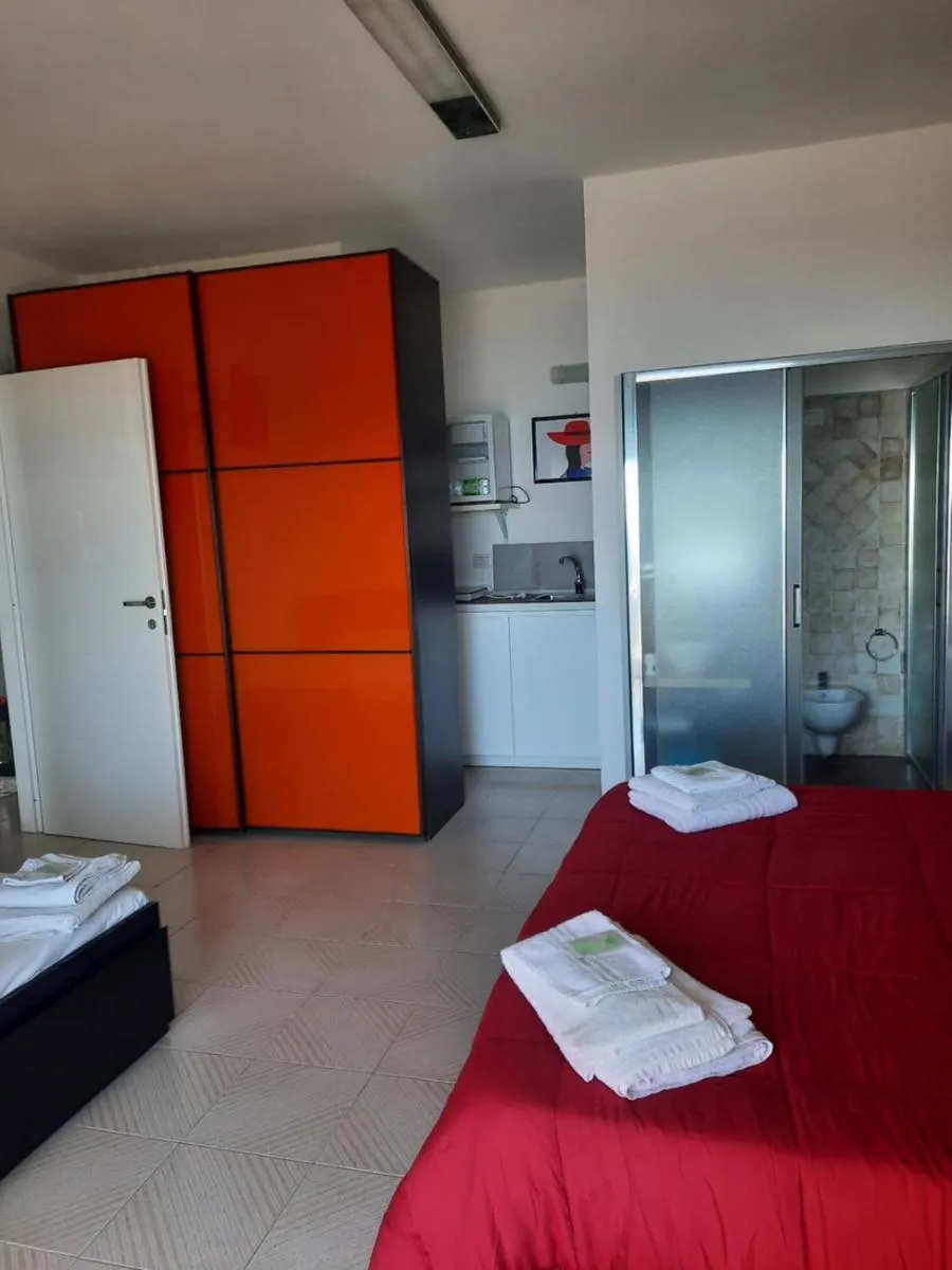 Bed in Marina D'Agrò Residence