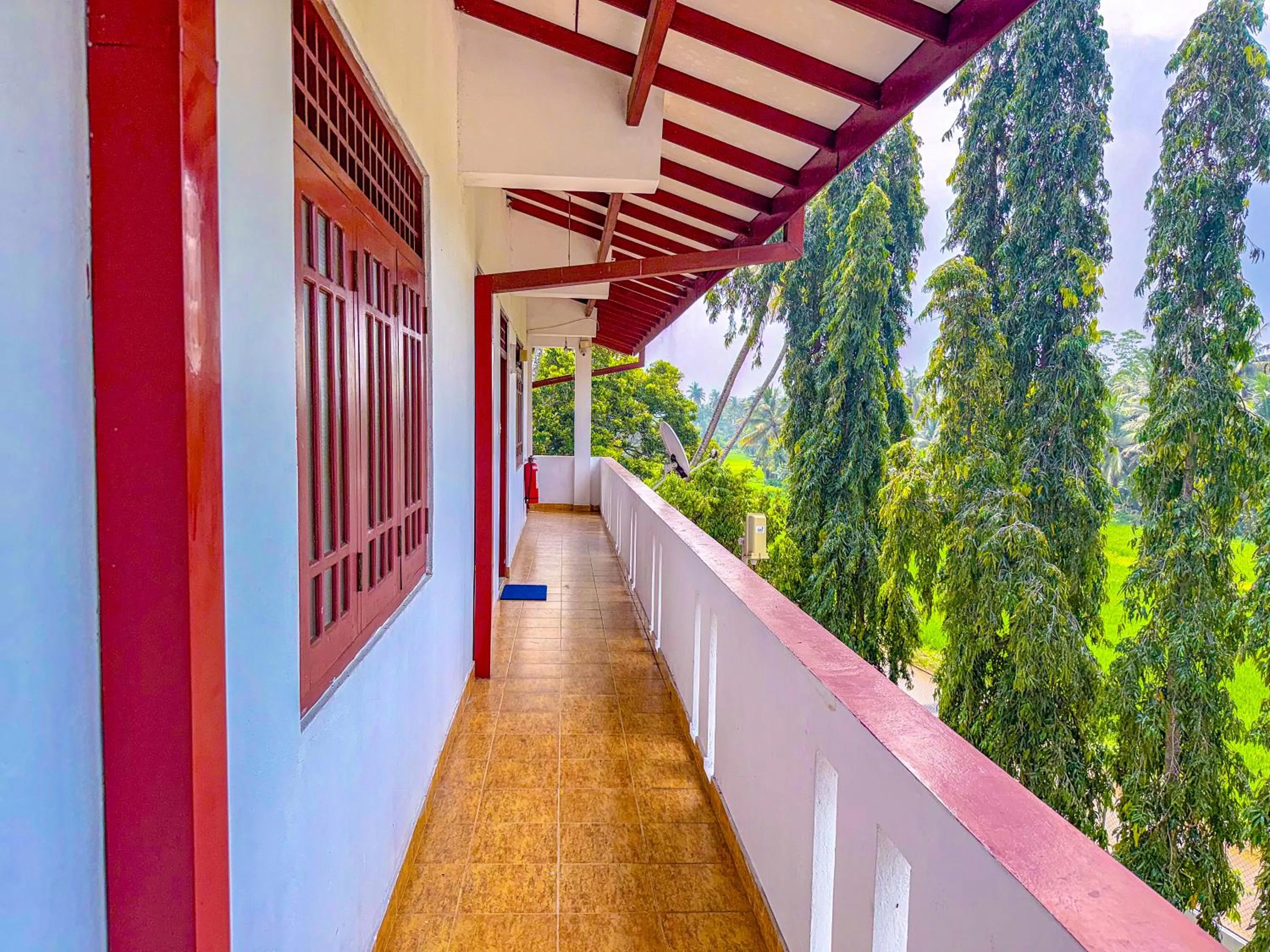 Balcony/Terrace in Airport Green View Hotel Katunayake