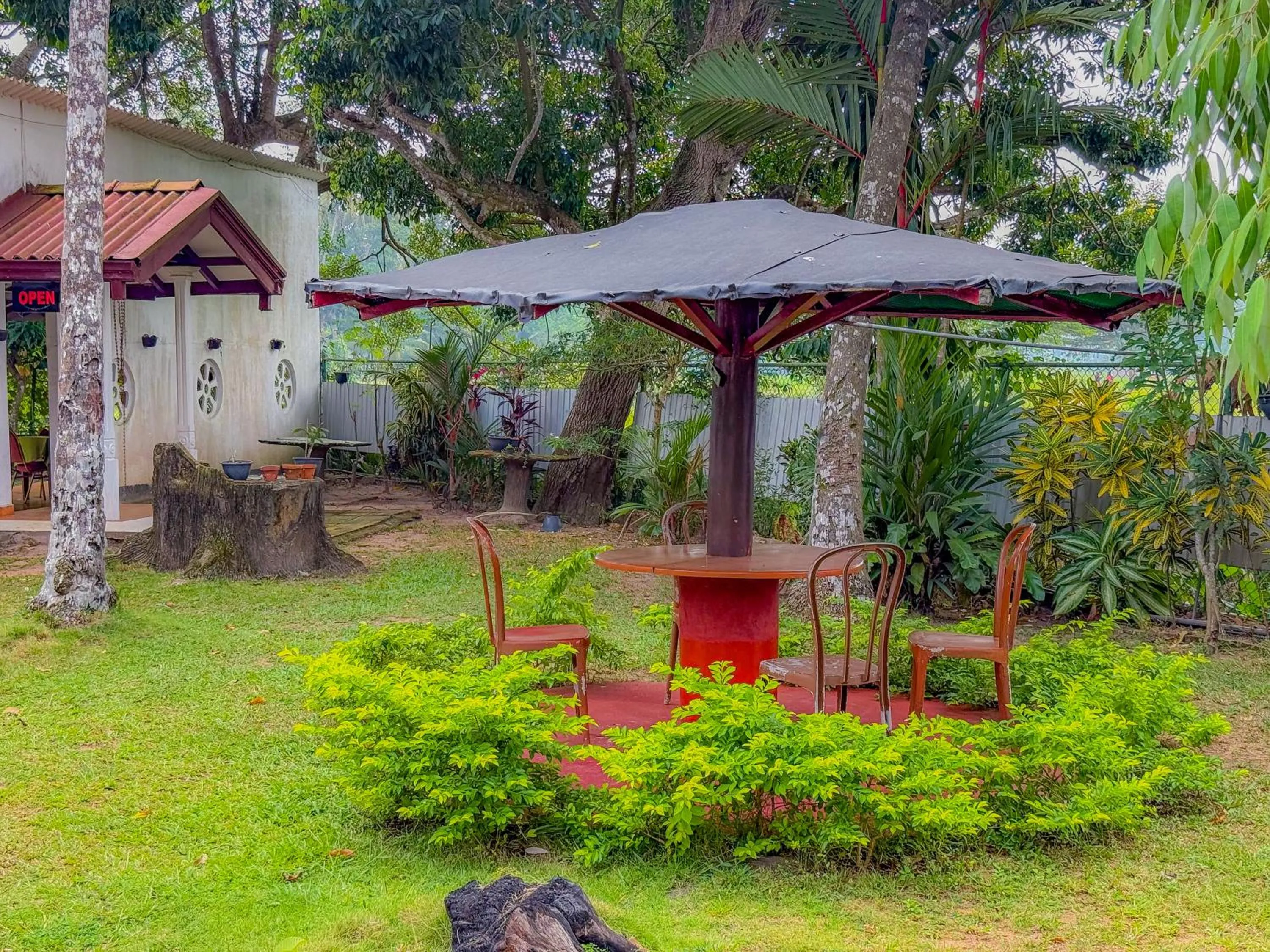 Garden view in Airport Green View Hotel Katunayake