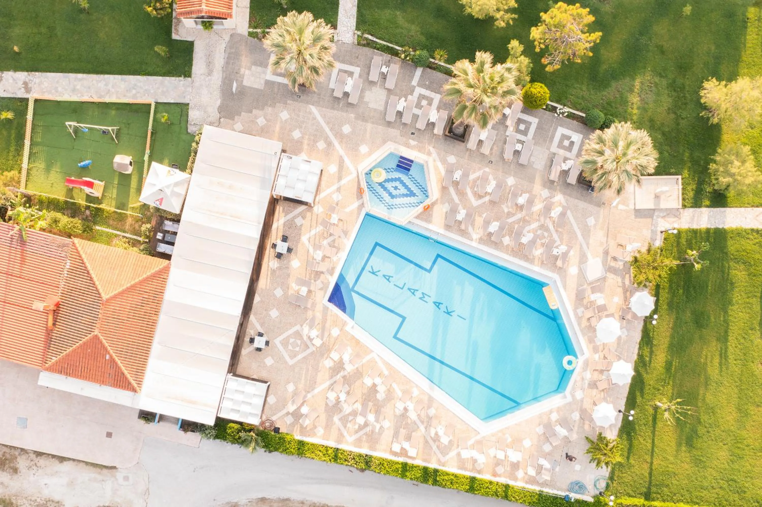 Swimming pool in Kalamaki Beach Hotel, Zakynthos Island