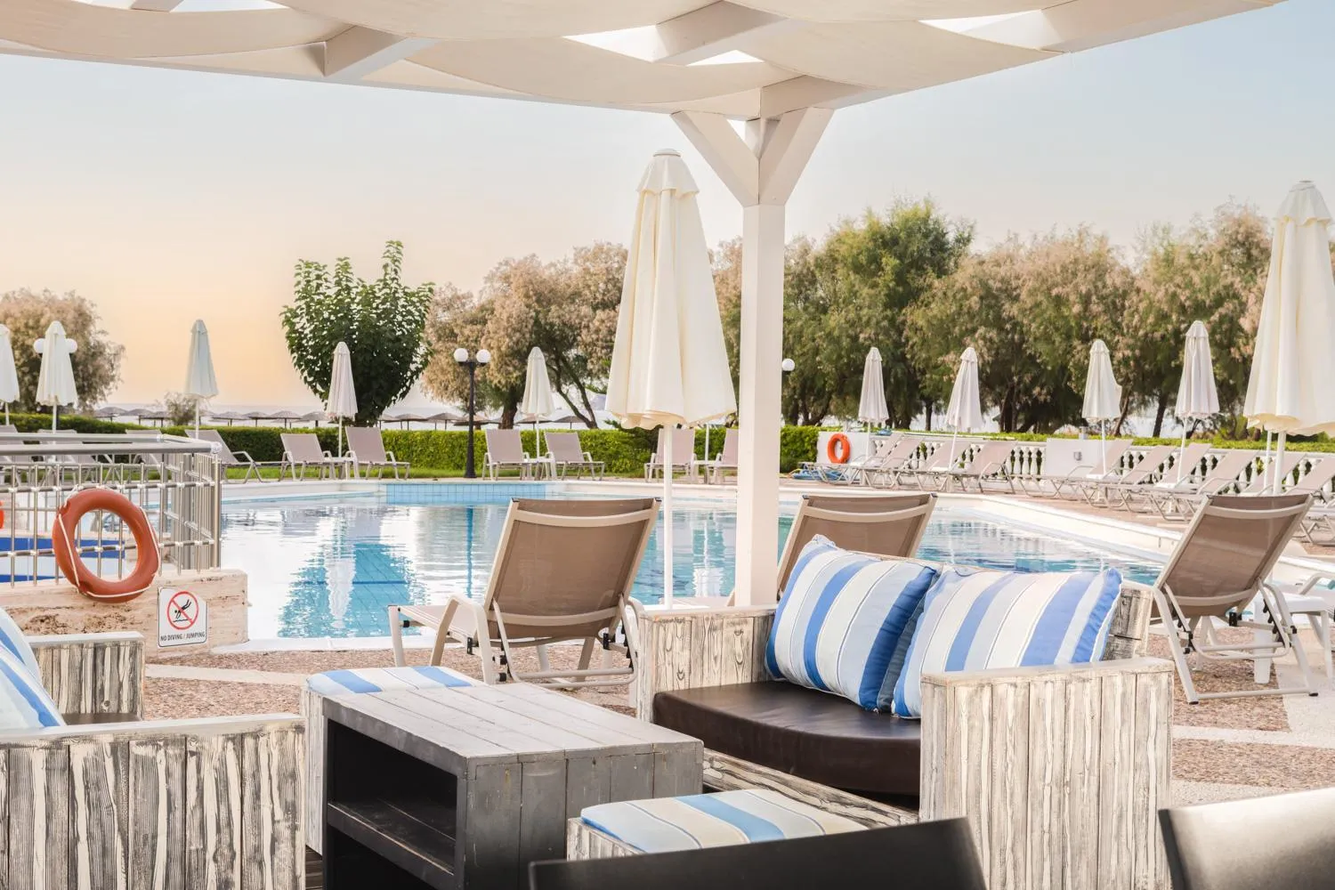 Swimming pool in Kalamaki Beach Hotel, Zakynthos Island