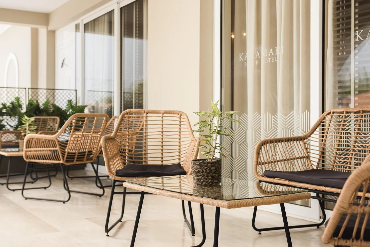 Balcony/Terrace in Kalamaki Beach Hotel, Zakynthos Island