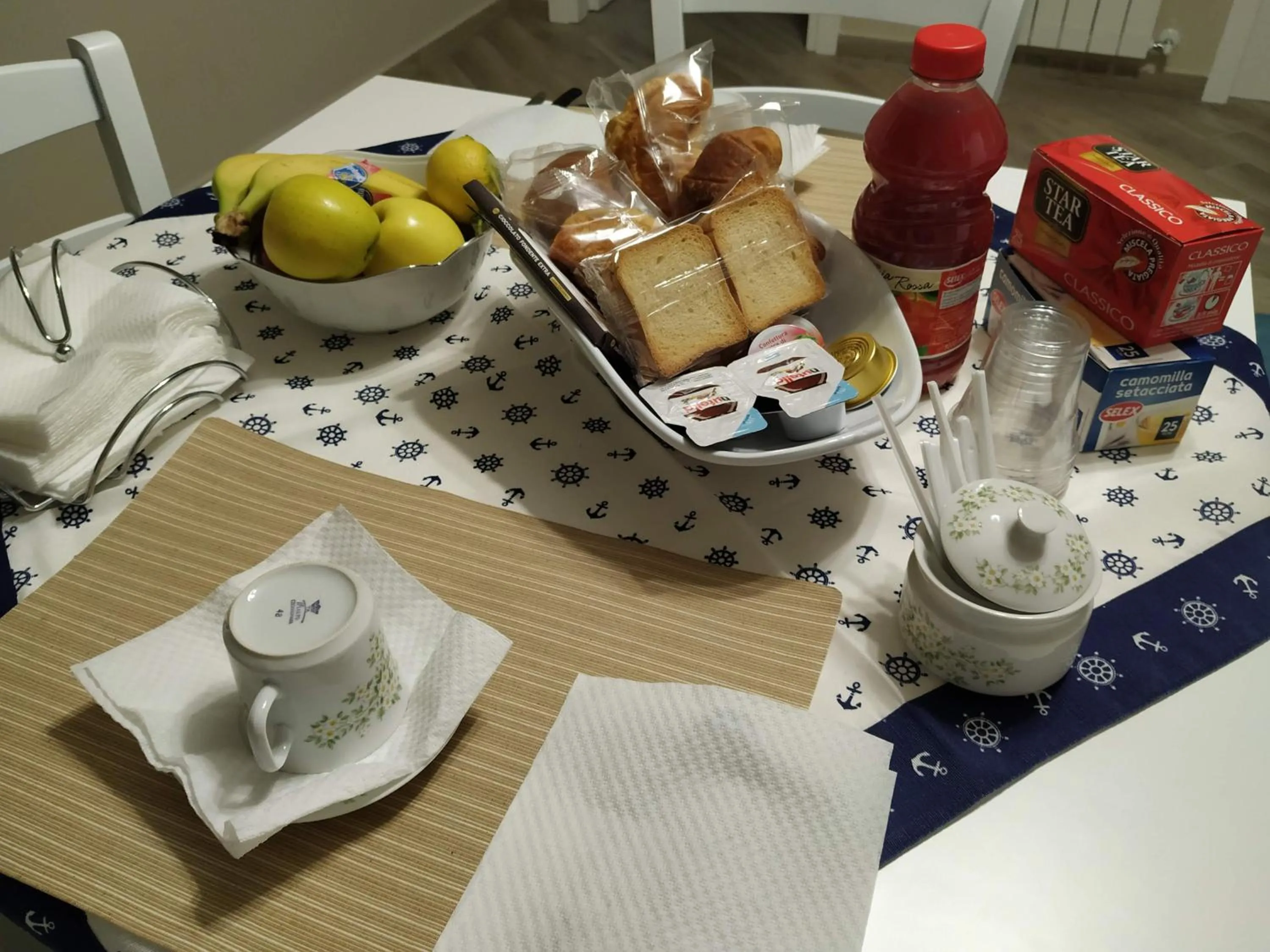 Food and drinks in il Timone B&B