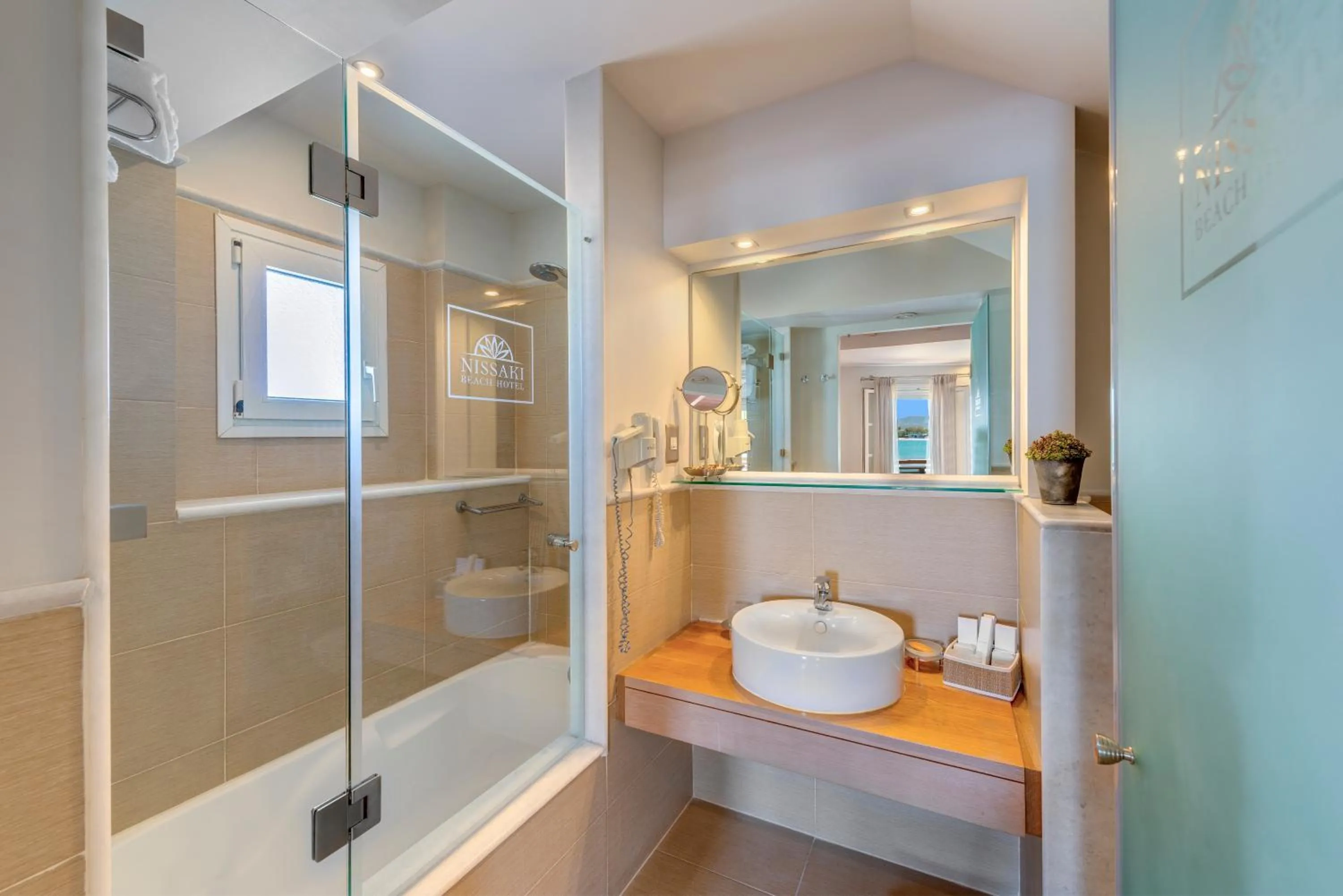Bathroom in Nissaki Beach Hotel