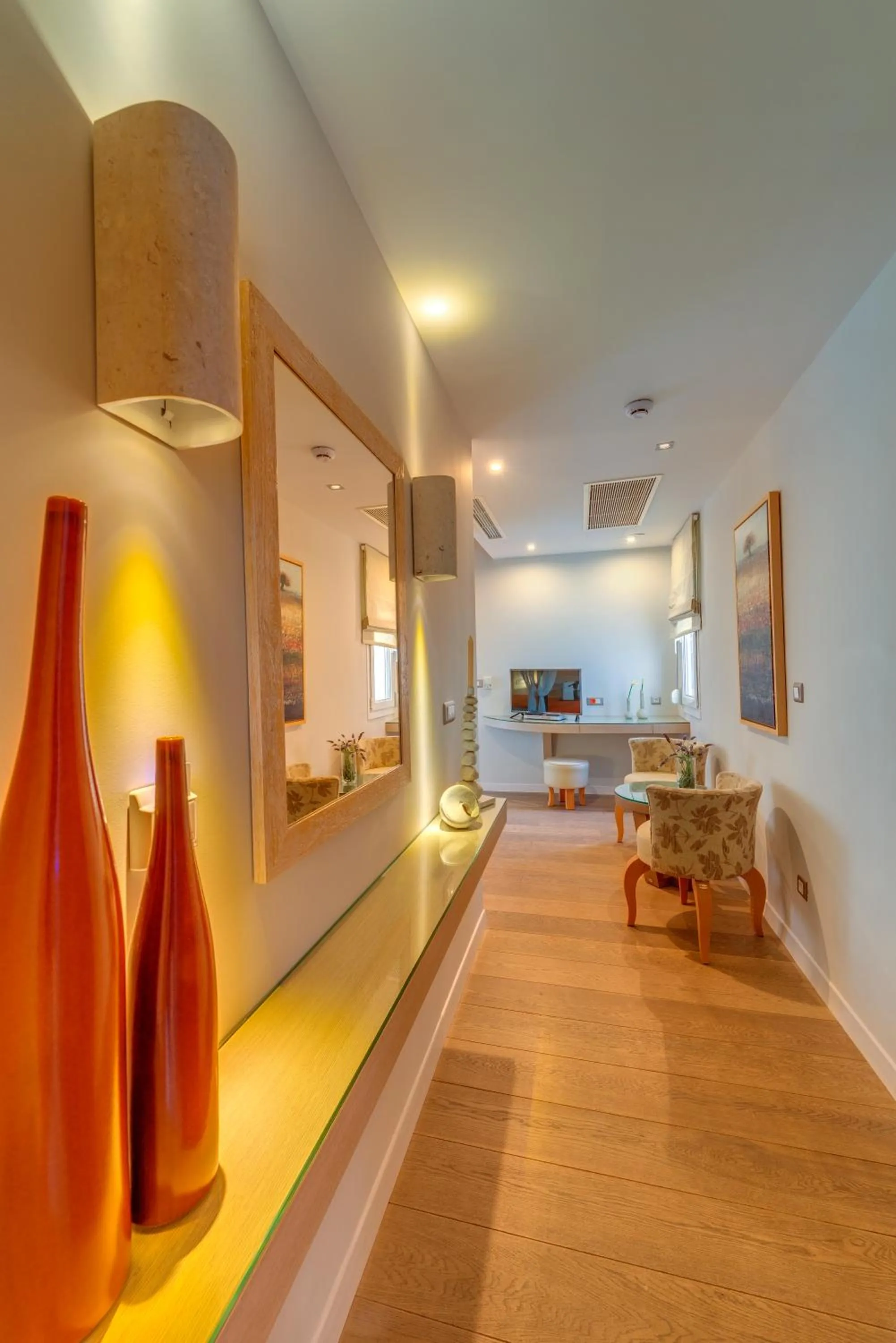 Seating area in Nissaki Beach Hotel