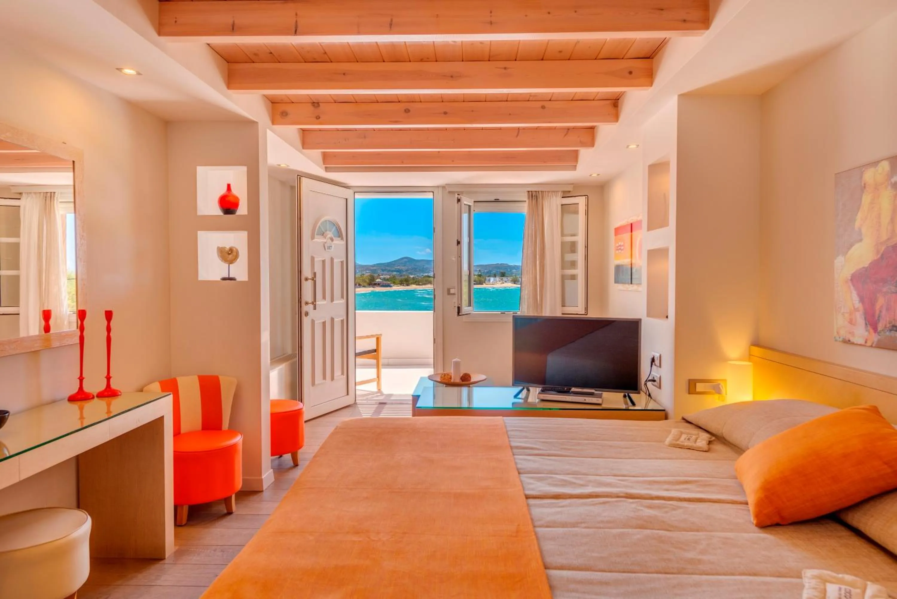 Day, Bed in Nissaki Beach Hotel