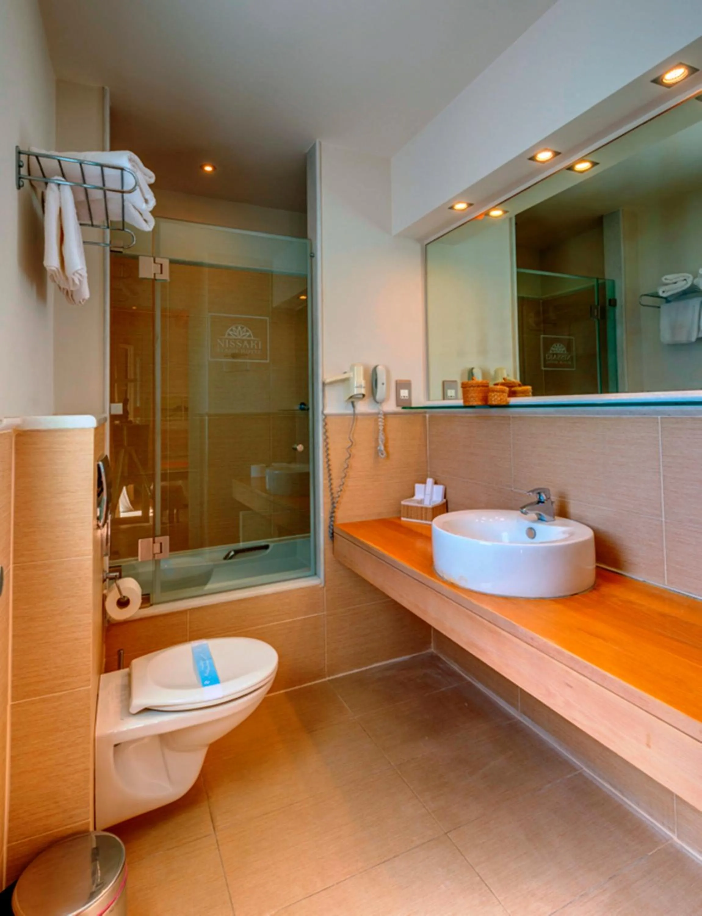 Bathroom in Nissaki Beach Hotel