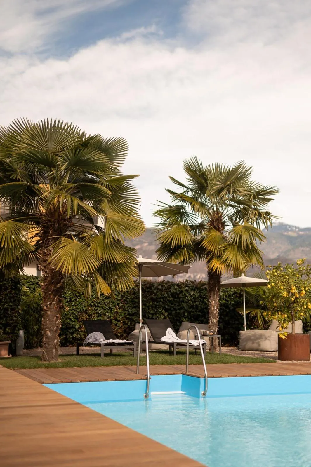 Swimming pool in Hotel Traminerhof