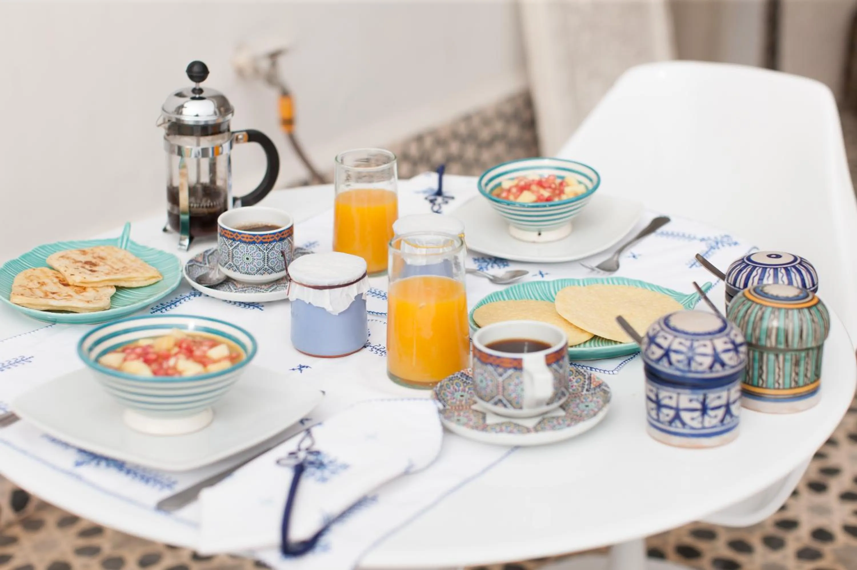 Food close-up in Riad Emotion