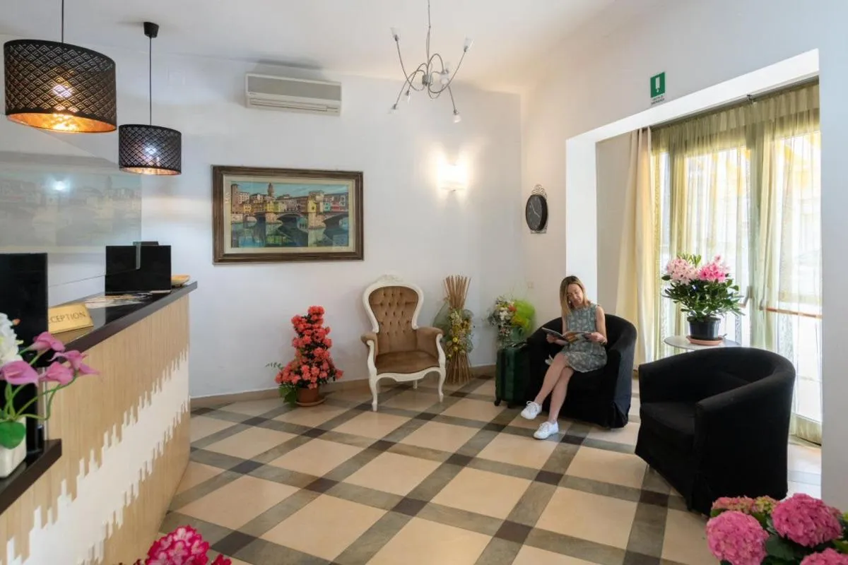 Lobby or reception in Hotel Bruna