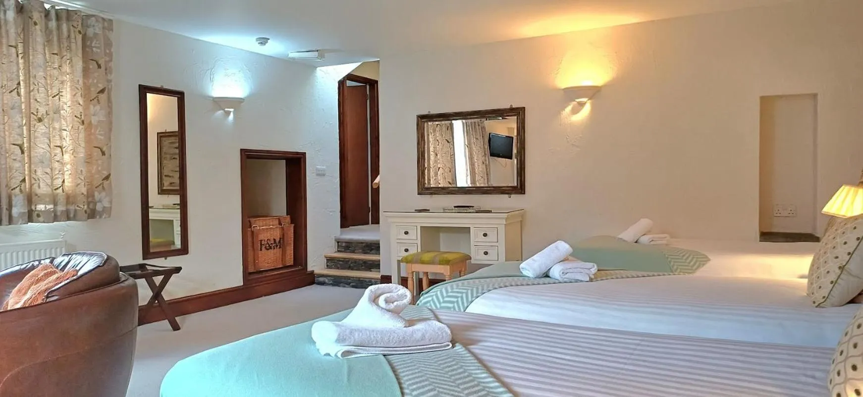 Bed in The Black Bull Inn and Hotel