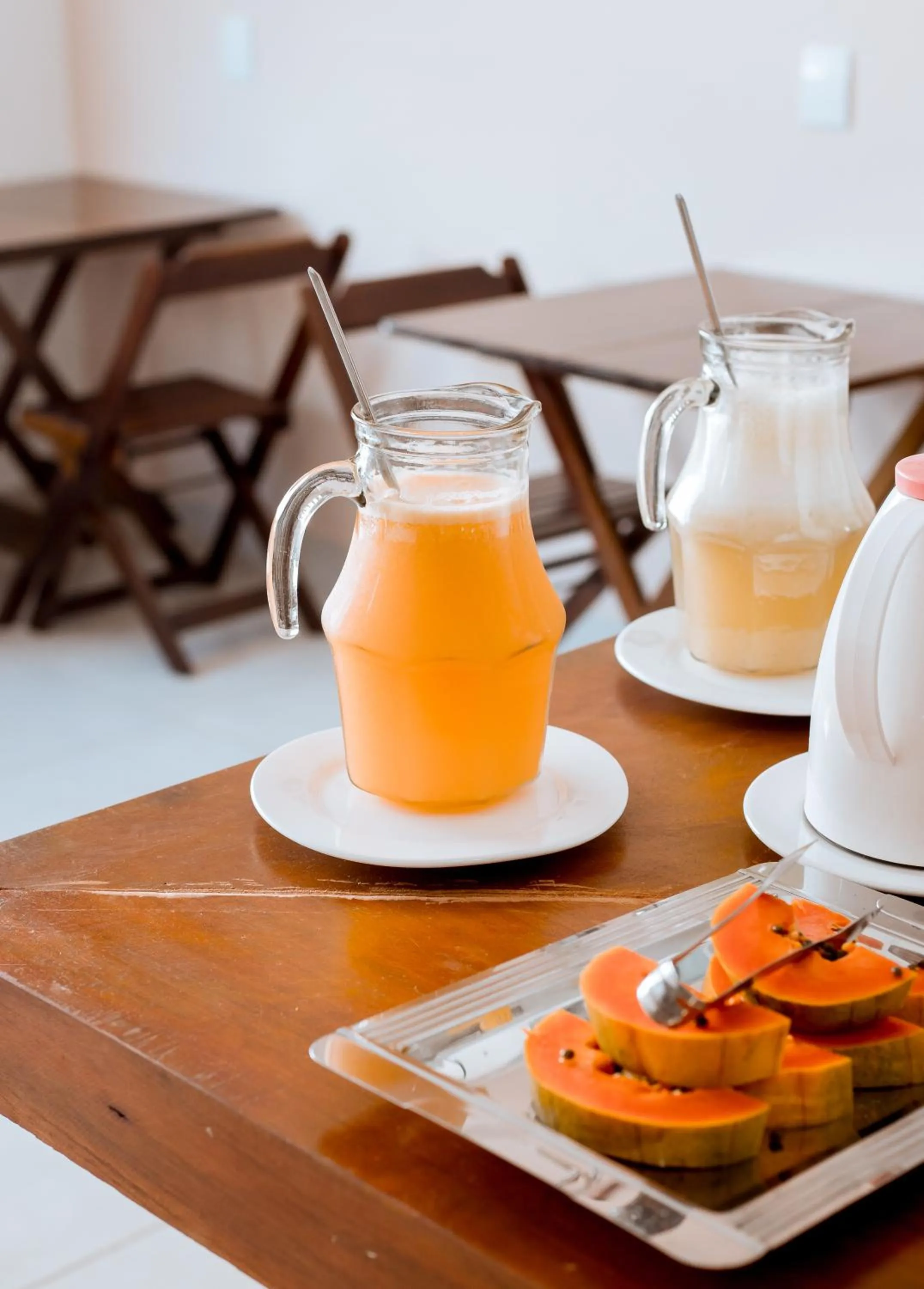 Buffet breakfast in Shalom Pousada Capitólio