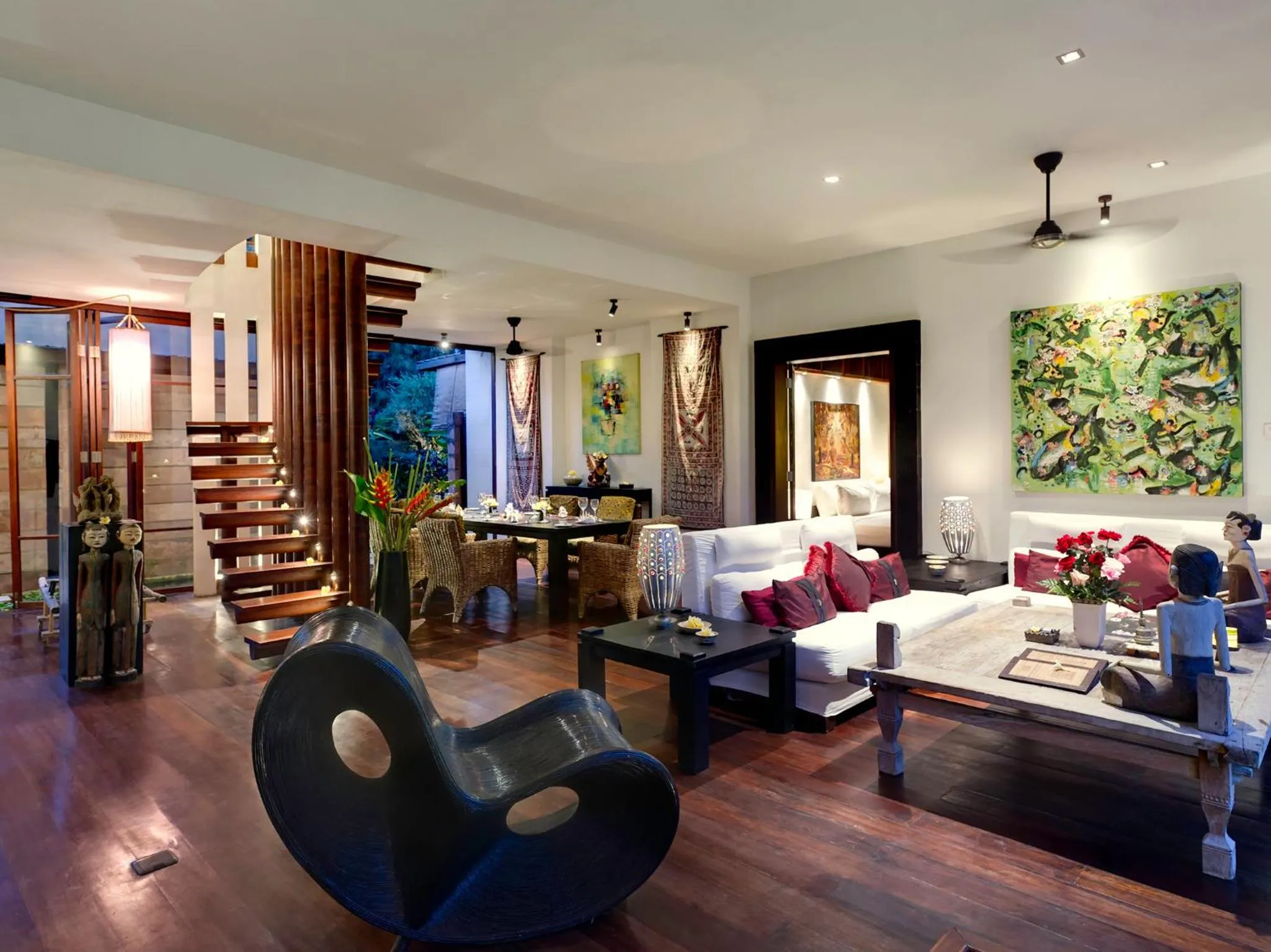 Living room in Majapahit Beach Villas by Nakula