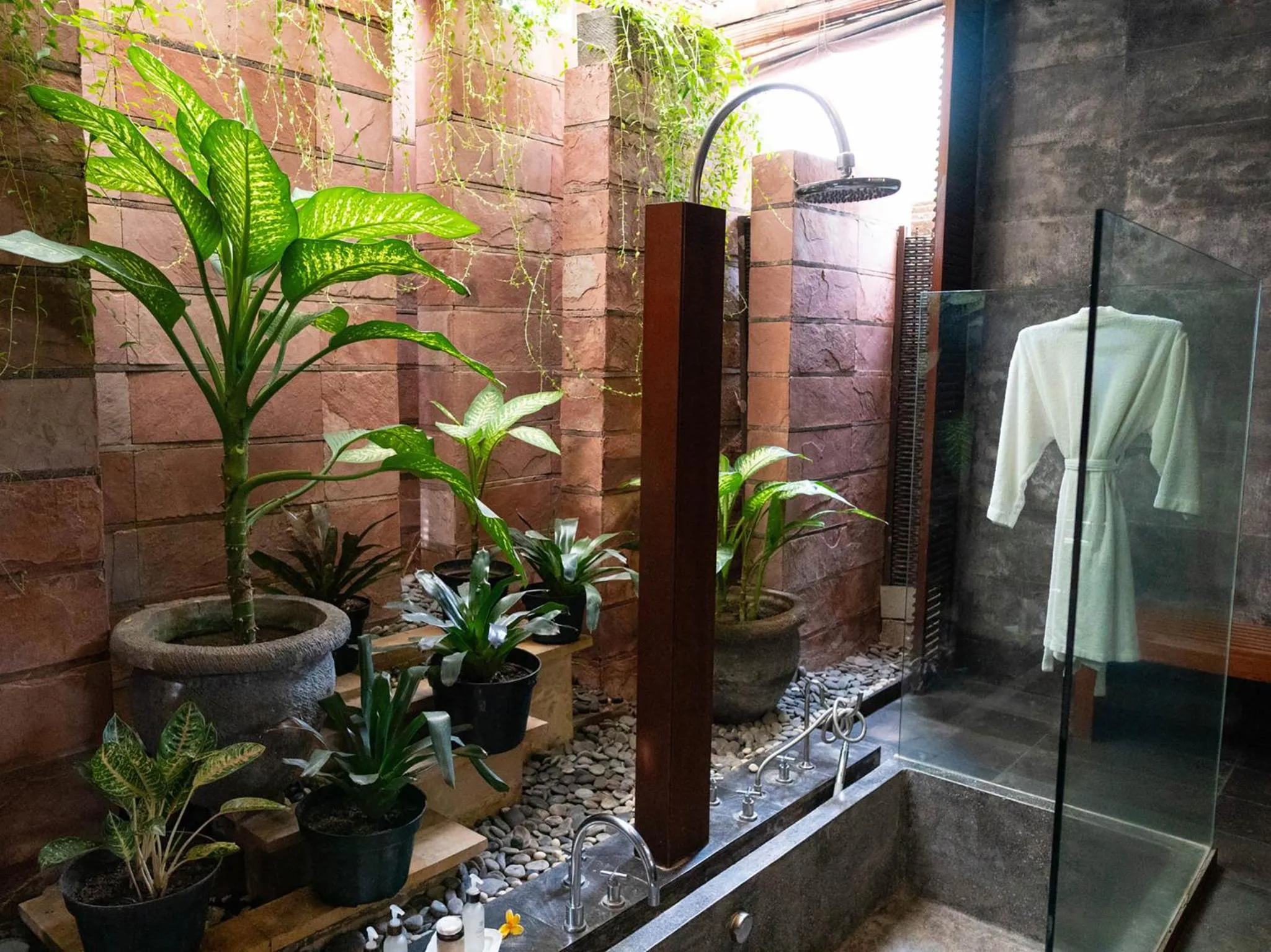 Shower in Majapahit Beach Villas by Nakula